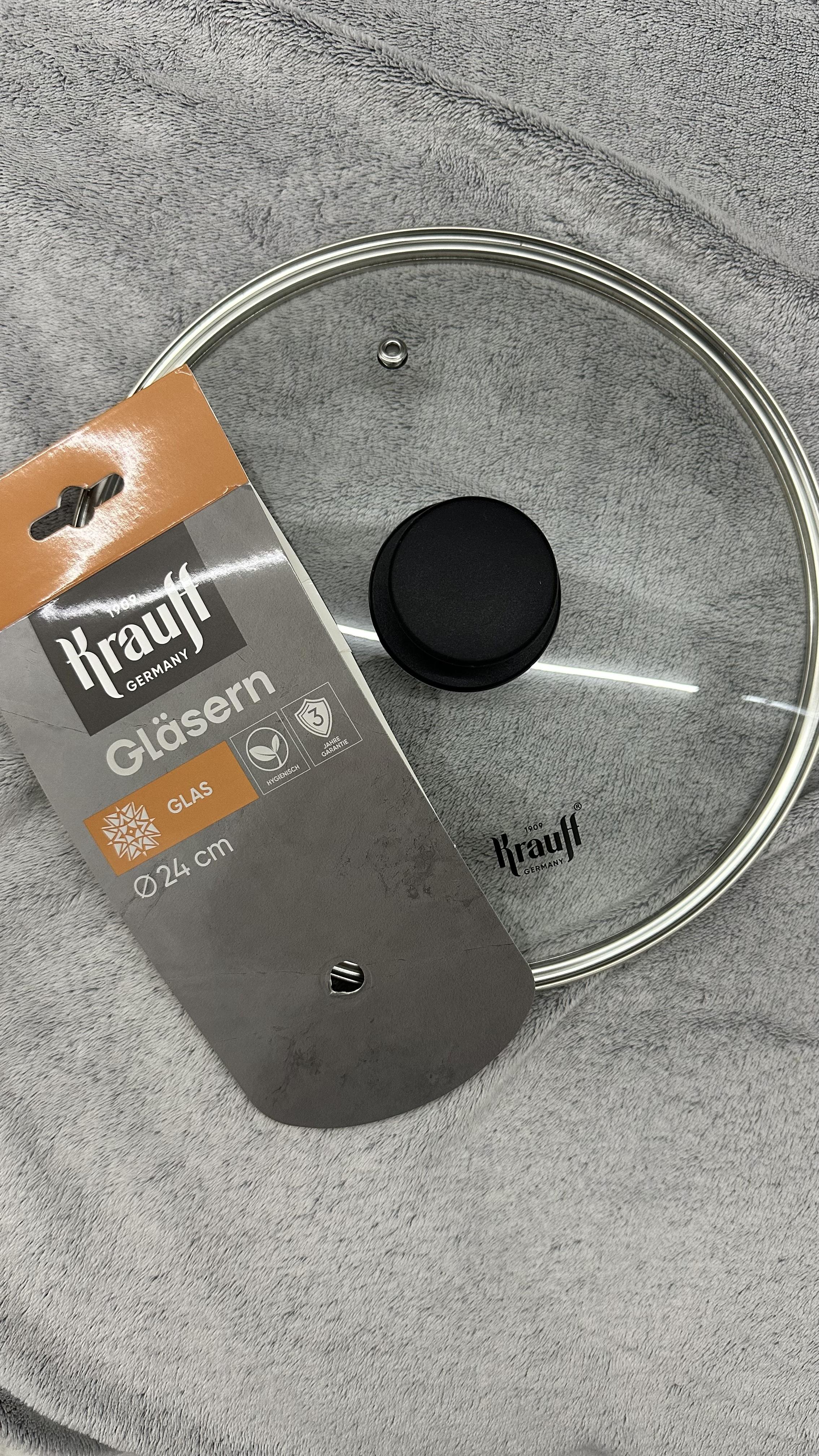 Кришка Krauff 28 см Glasern 29-296-008 у реальних умовах використання від покупця Юля.