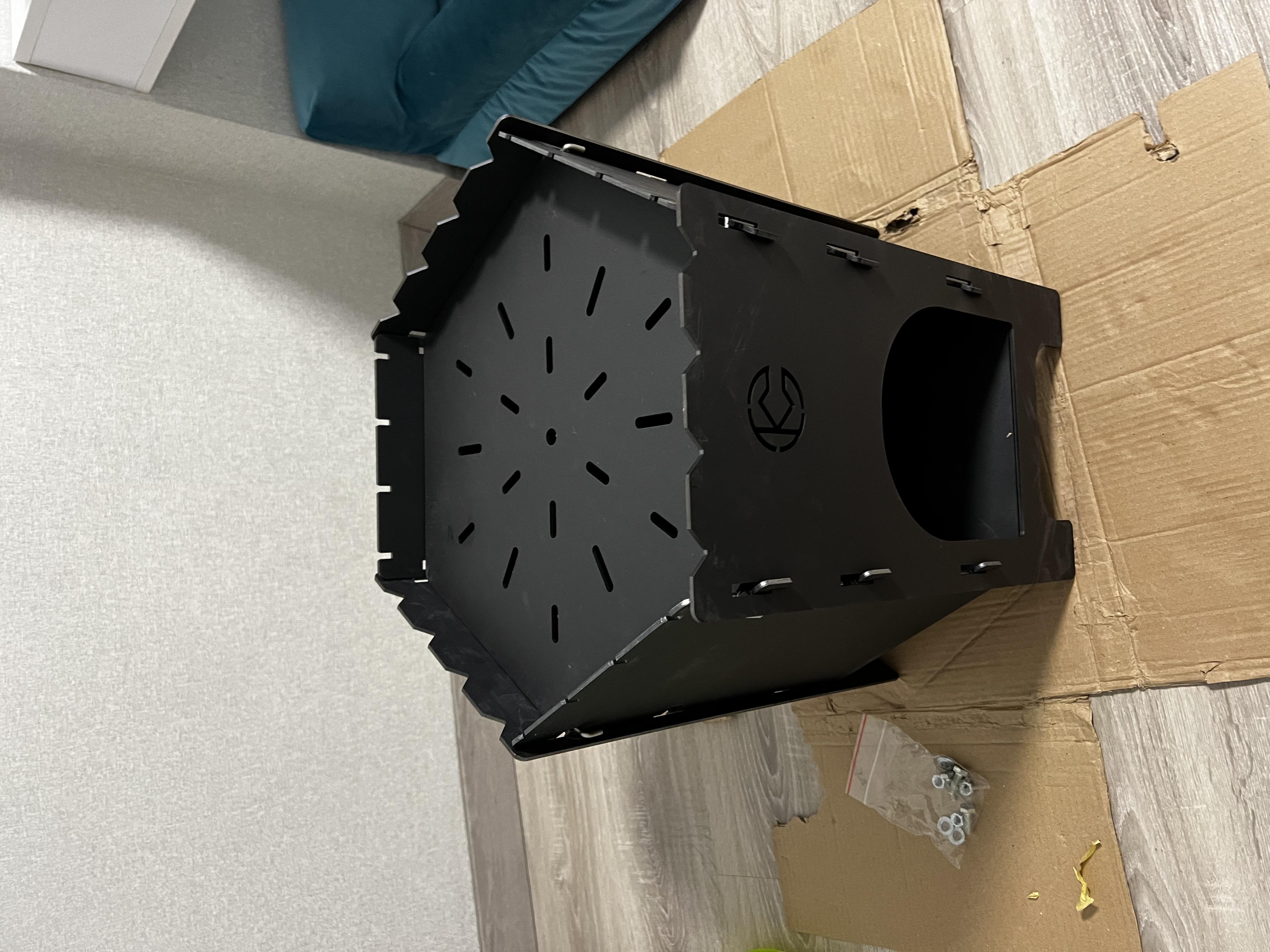 Мангал-печь Казан в реальных условиях использования от пользователя Юрій.