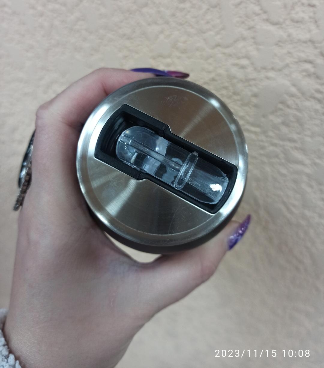 Фото: Термочашка Flamberg Yellow geometry 400 мл, надіслане покупцем Еріка Термочашка Flamberg Yellow geometry 400 мл у реальних умовах використання від покупця Еріка.