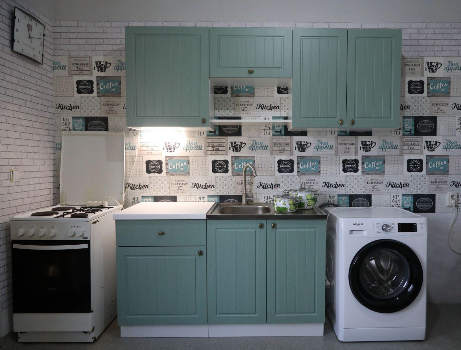 Кухня Грейд Прованс Грейд МДФ 2м прованс изумруд/белый в реальных условиях использования от пользователя Римма.