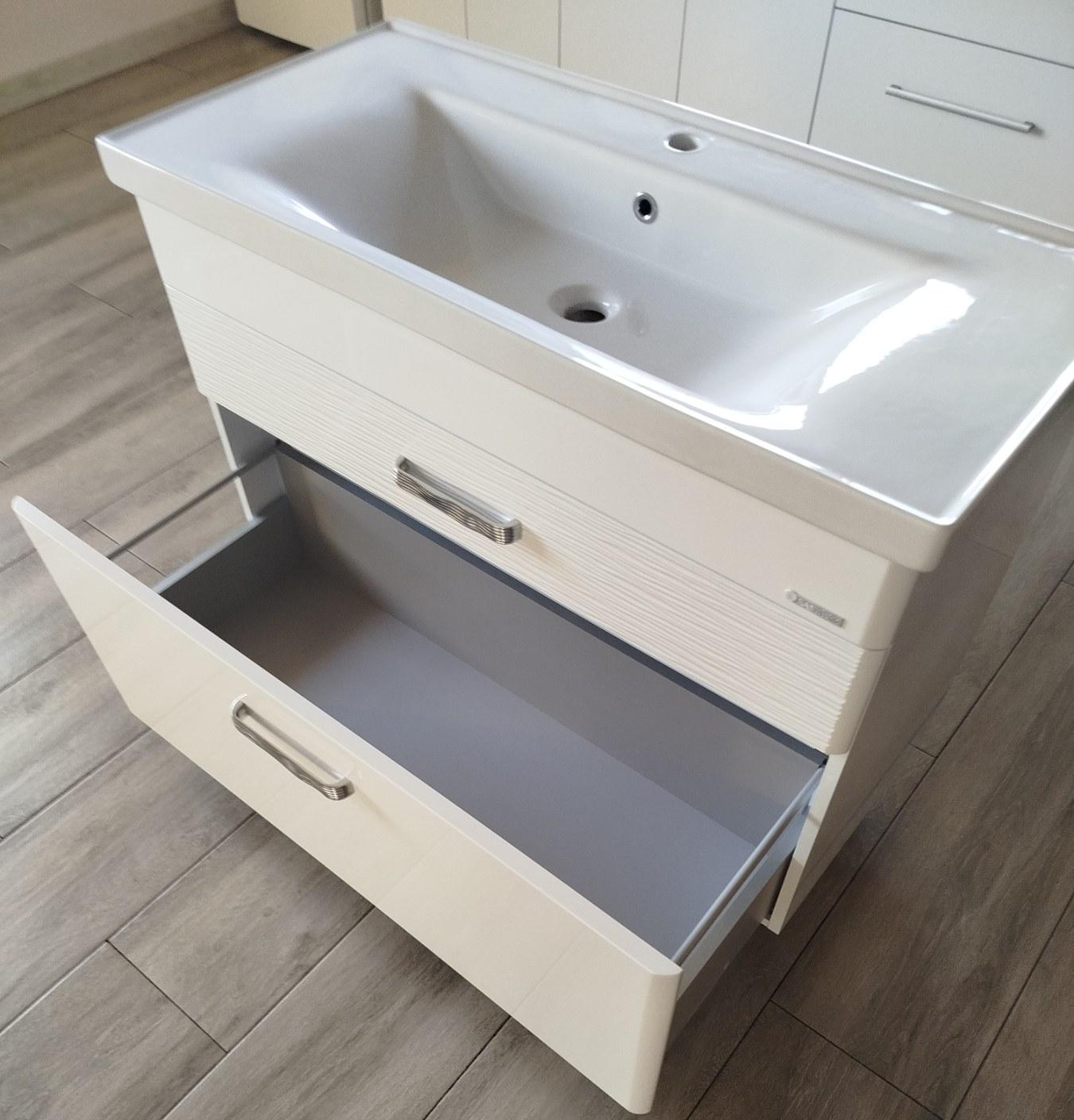 Фото: Тумба Sanwerk Сиерра с умывальником Сава 100 см Белый (MV0000914), отправлено покупателем Сергій Тумба Sanwerk Сиерра с умывальником Сава 100 см Белый (MV0000914) в реальных условиях использования от покупателя Сергій.