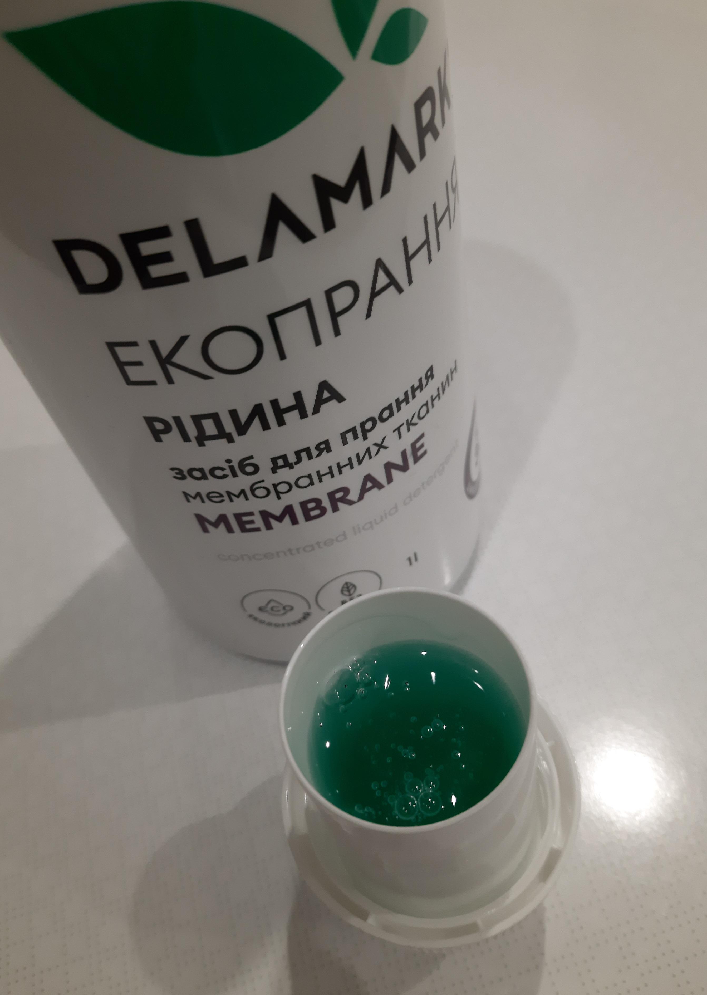 Гель для машинной и ручной стирки DeLaMark Membrane 1 л в реальных условиях использования от пользователя Лілія.