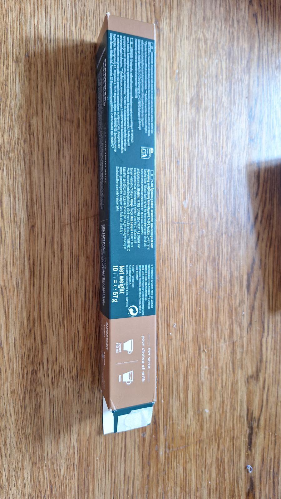 Фото: Кава в капсулах STARBUCKS Nespresso House Blend 10 шт., надіслане користувачем Олена Кава в капсулах STARBUCKS Nespresso House Blend 10 шт. у реальних умовах використання від користувача Олена.