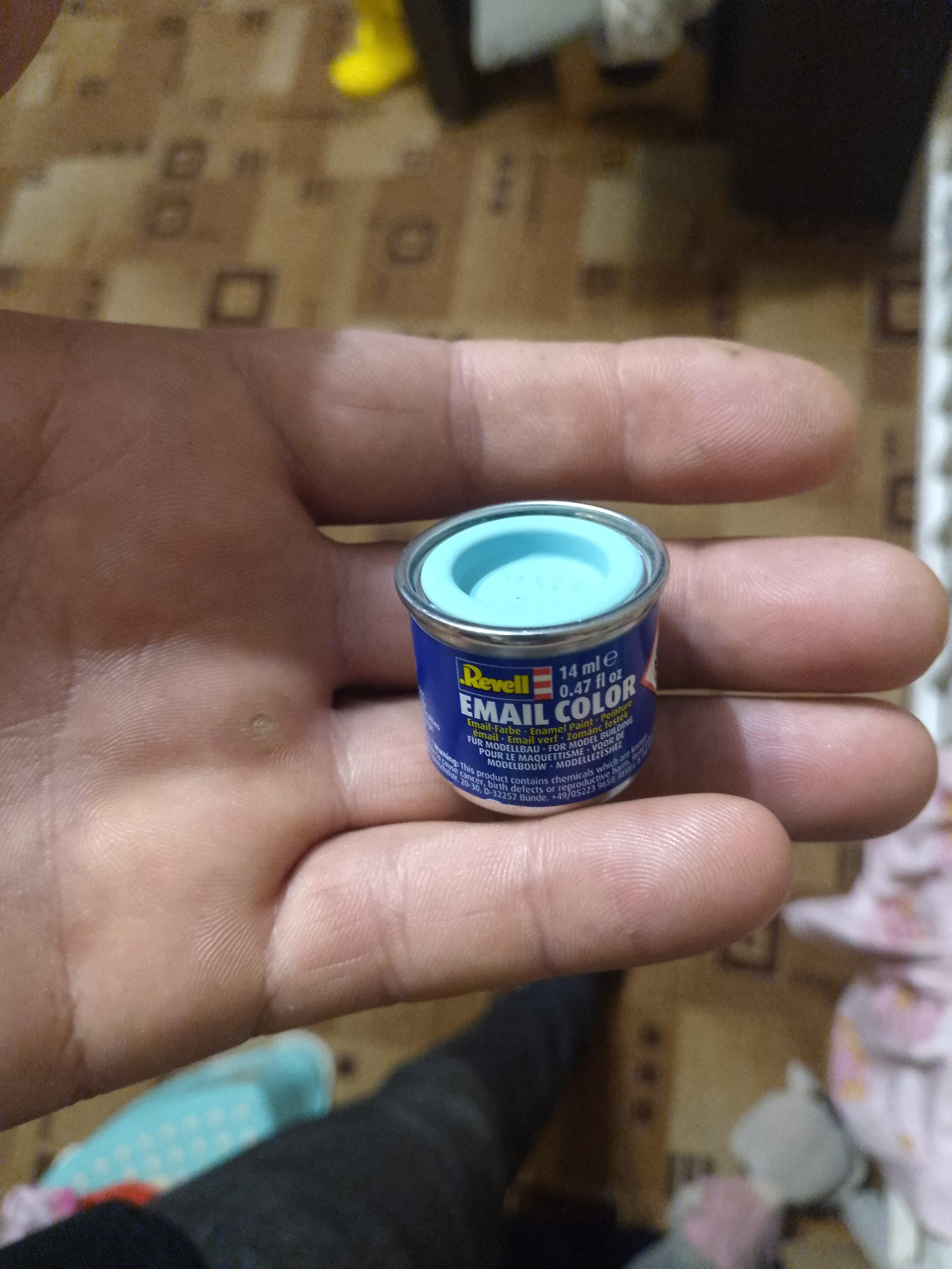 Краска эмалевая Revell № 5 матовая 14 мл Белый (RVL-32105) в реальных условиях использования от покупателя Дмитро.