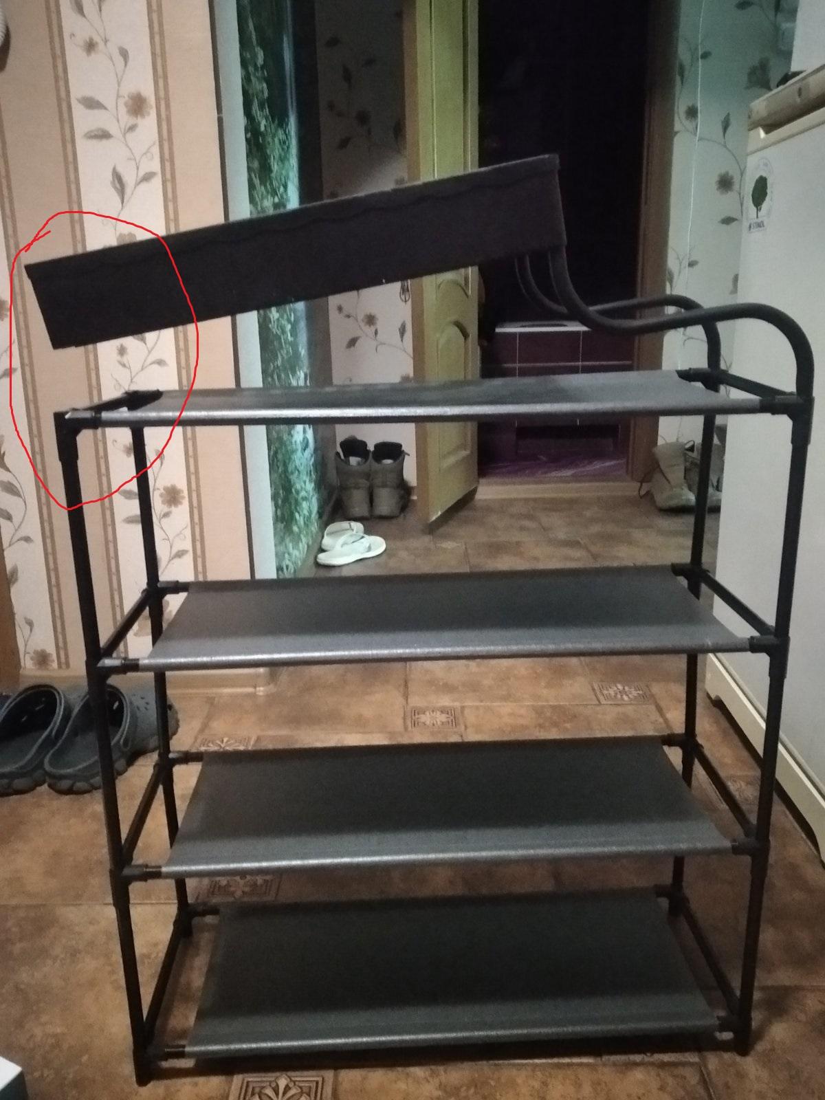 Фото: Полиця для взуття Shoe Rack (21724974), надіслане покупцем Олена Полиця для взуття Shoe Rack (21724974) у реальних умовах використання від покупця Олена.