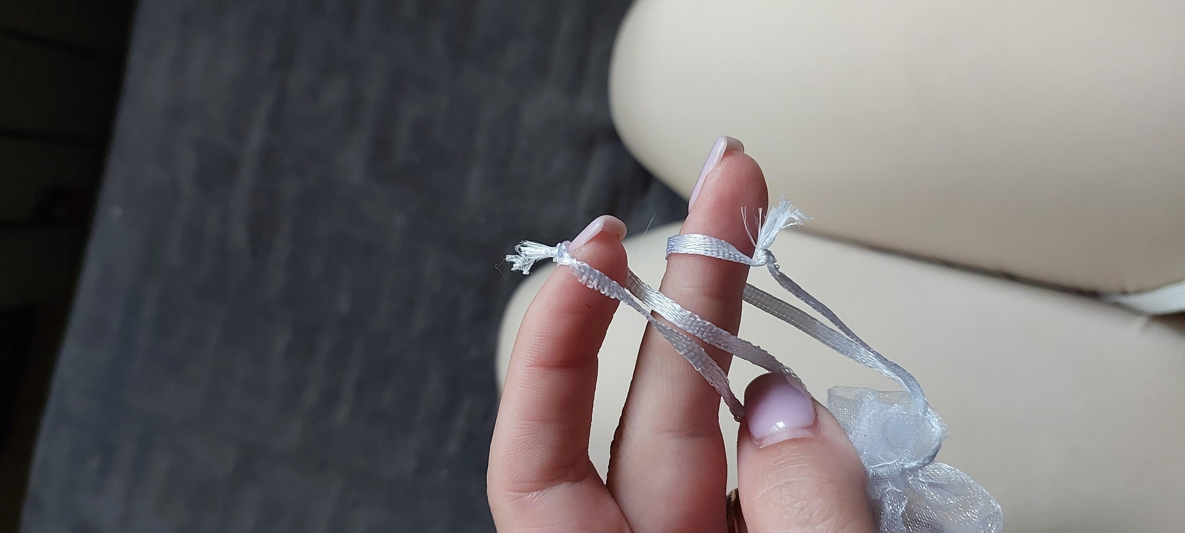 Чохол для віяла 26х6 см Білий (C1128) у реальних умовах використання від покупця Людмила.