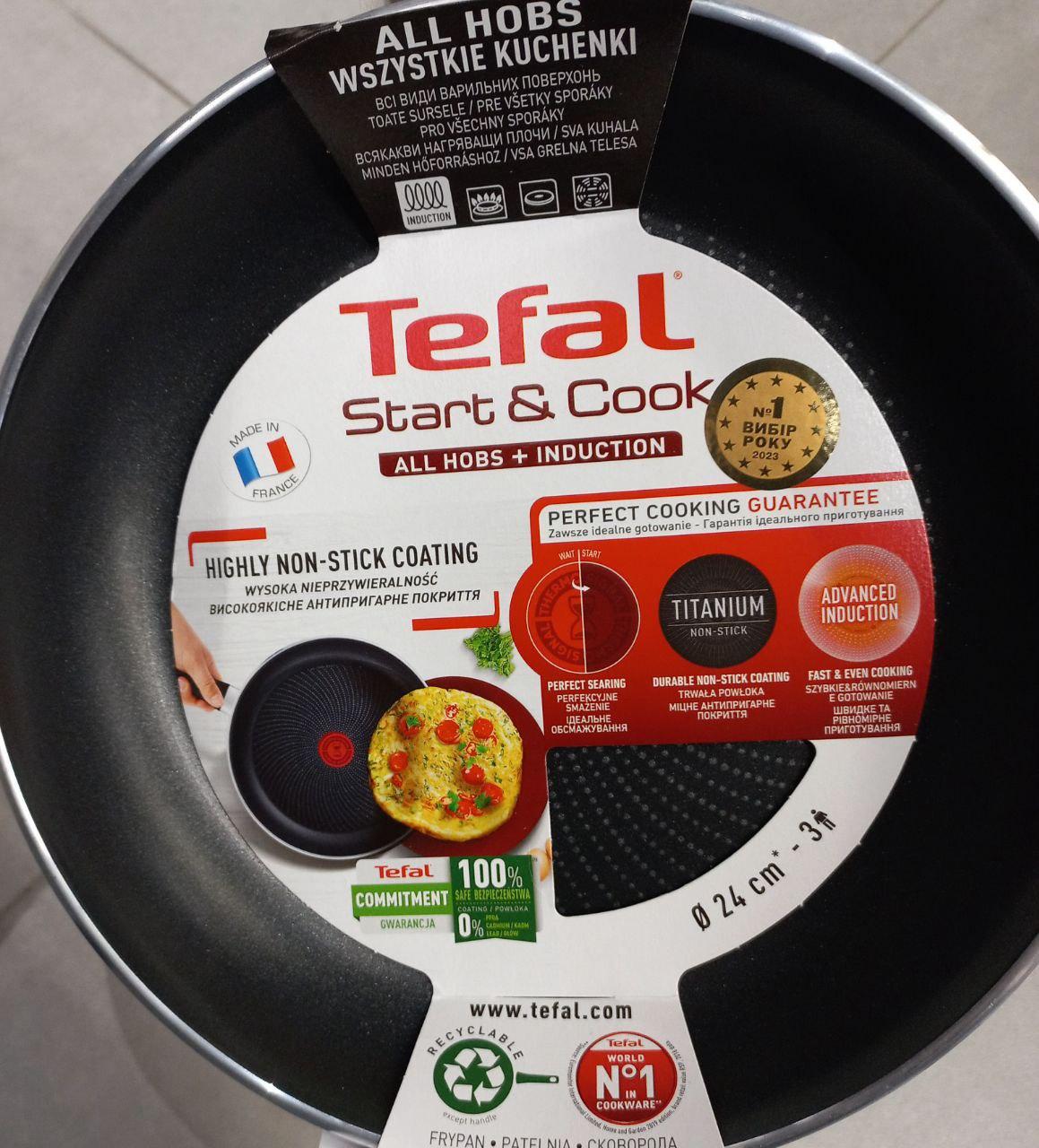 Фото: Сковорода Tefal Start&Cook 24 см C2720453, отправлено пользователем Галина Борисюк Сковорода Tefal Start&Cook 24 см C2720453 в реальных условиях использования от пользователя Галина Борисюк.