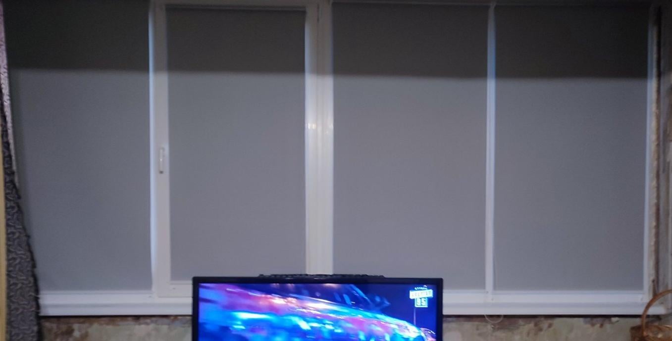 Рулонна штора NewTex Blackout LUX 69х165 см Сірий (16) у реальних умовах використання від користувача Елена.