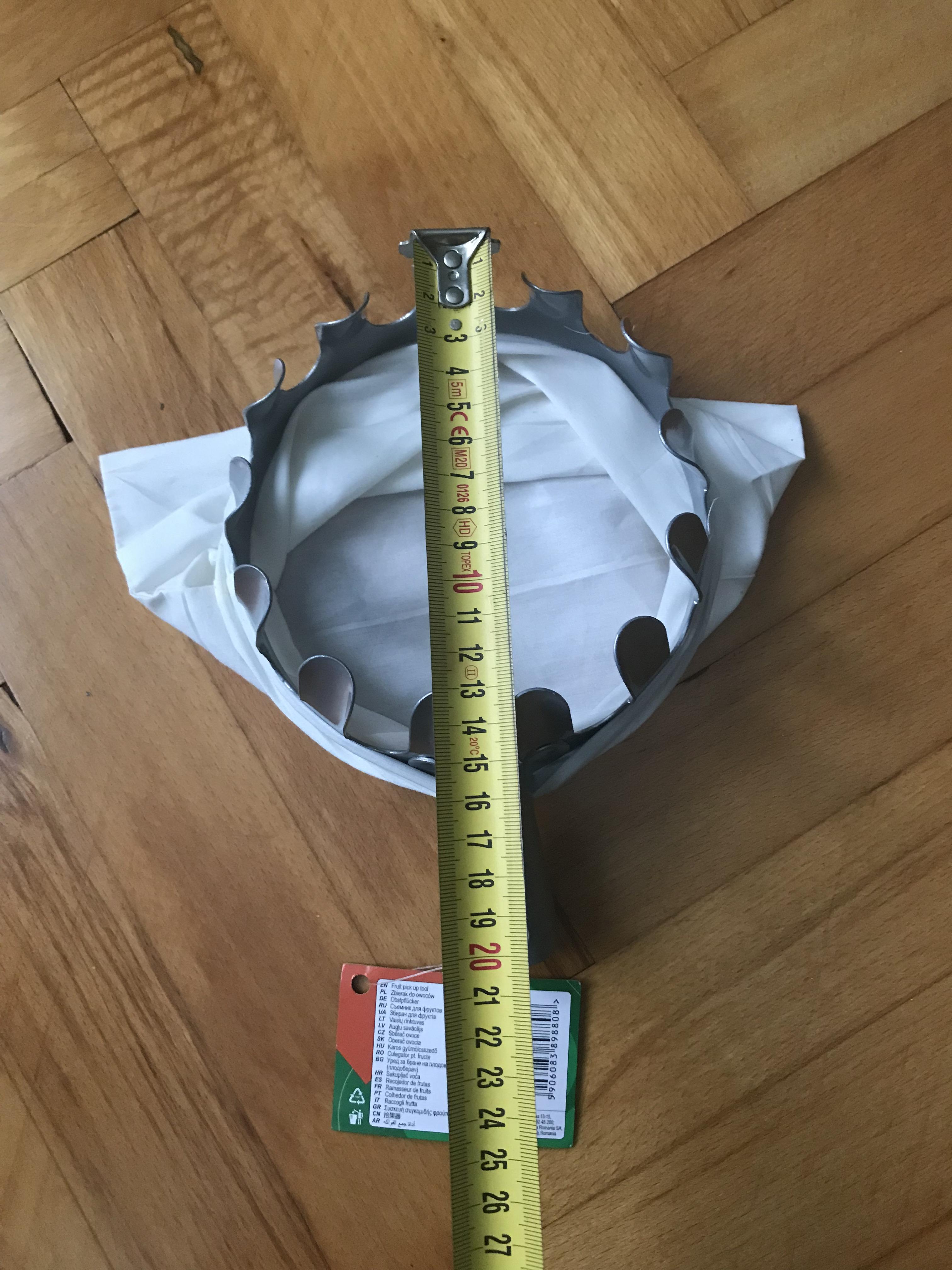 Плодосборник Flo 89880 в реальных условиях использования от пользователя Андрій.