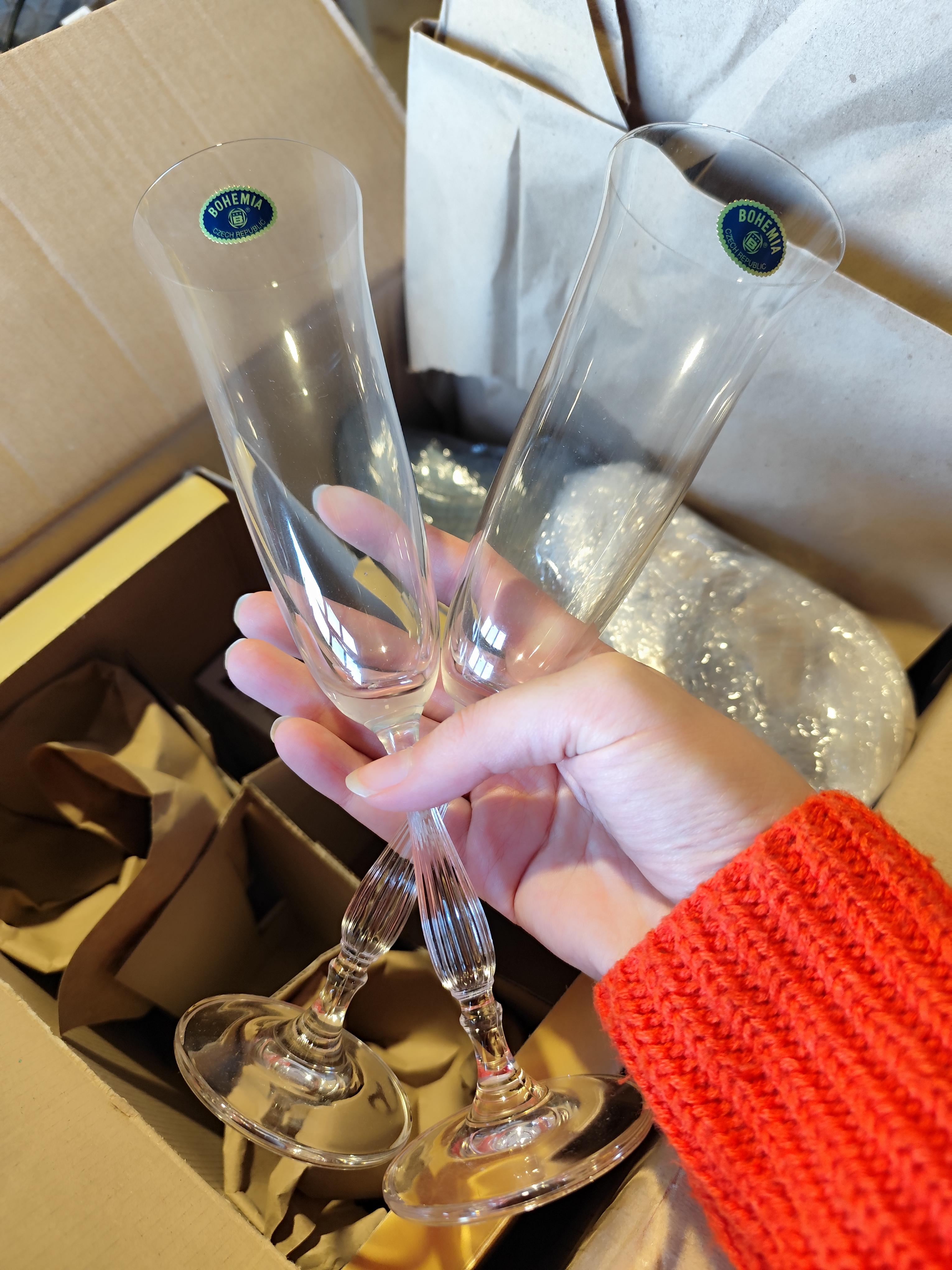 Бокал для шампанского Bohemia Fregata Antik 1SF58/00000/190-1 190 мл 1 шт.. в реальных условиях использования от покупателя Ксенія.