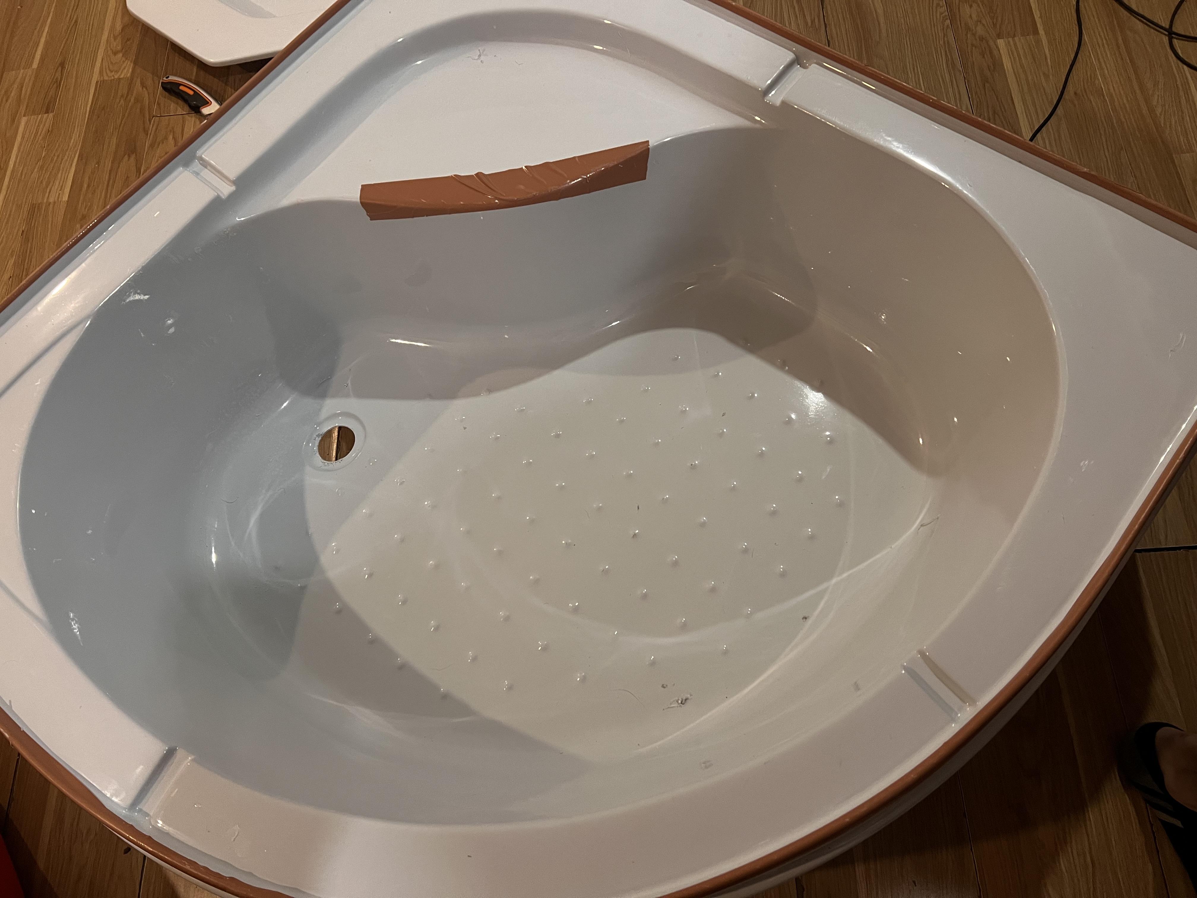 Душевой бокс закрытый KO&PO полукруглый с гидромассажем и электроникой поддон 40 см тонированное стекло 100x100х215 см (C10093) в реальных условиях использования от покупателя Чайка Анастасія.