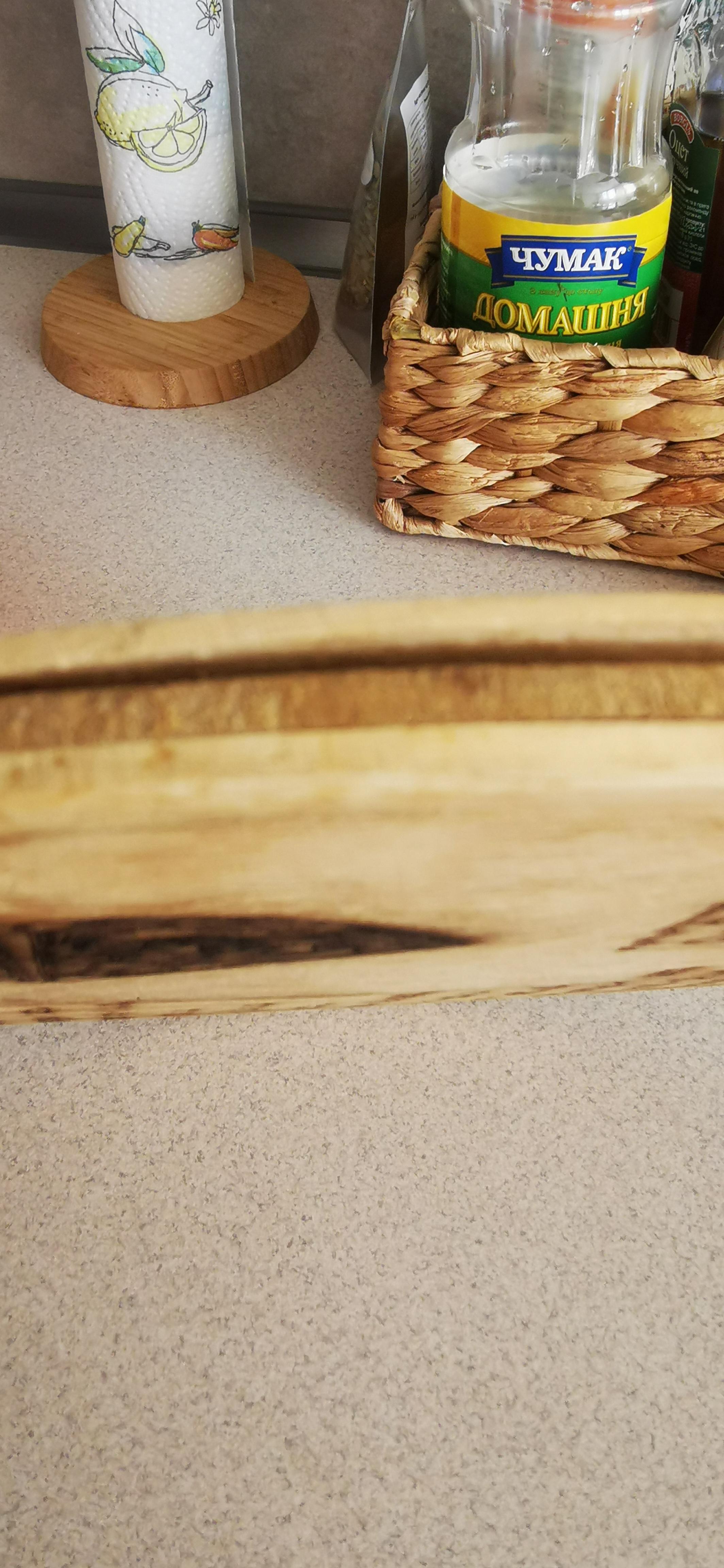 Комплект круглых кухонных досок 2шт. Дуб в реальных условиях использования от покупателя Анна.