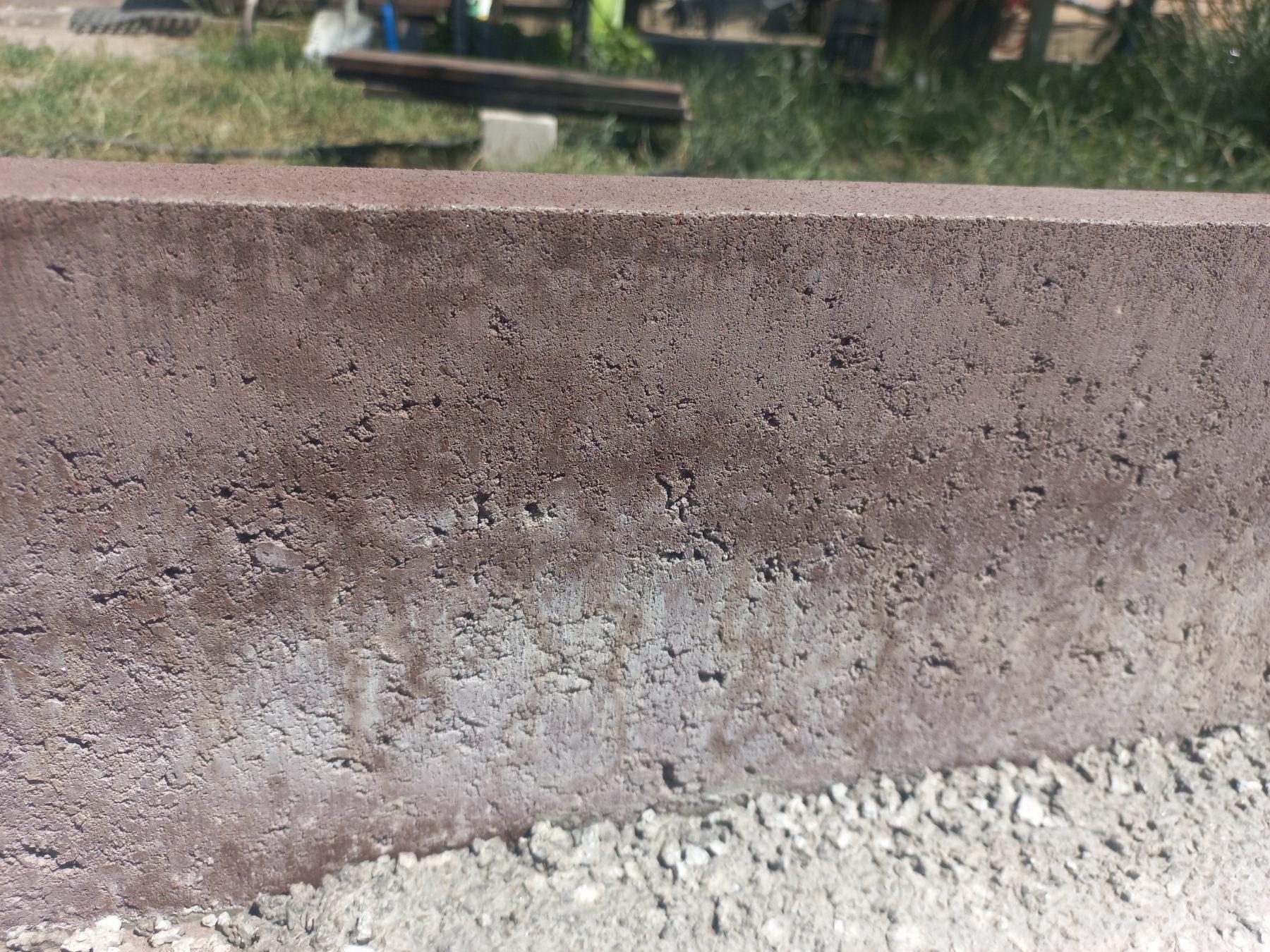 Поребрик ЗОЛОТОЙ МАНДАРИН серый 1000х200х60 мм в реальных условиях использования от покупателя Андрій.