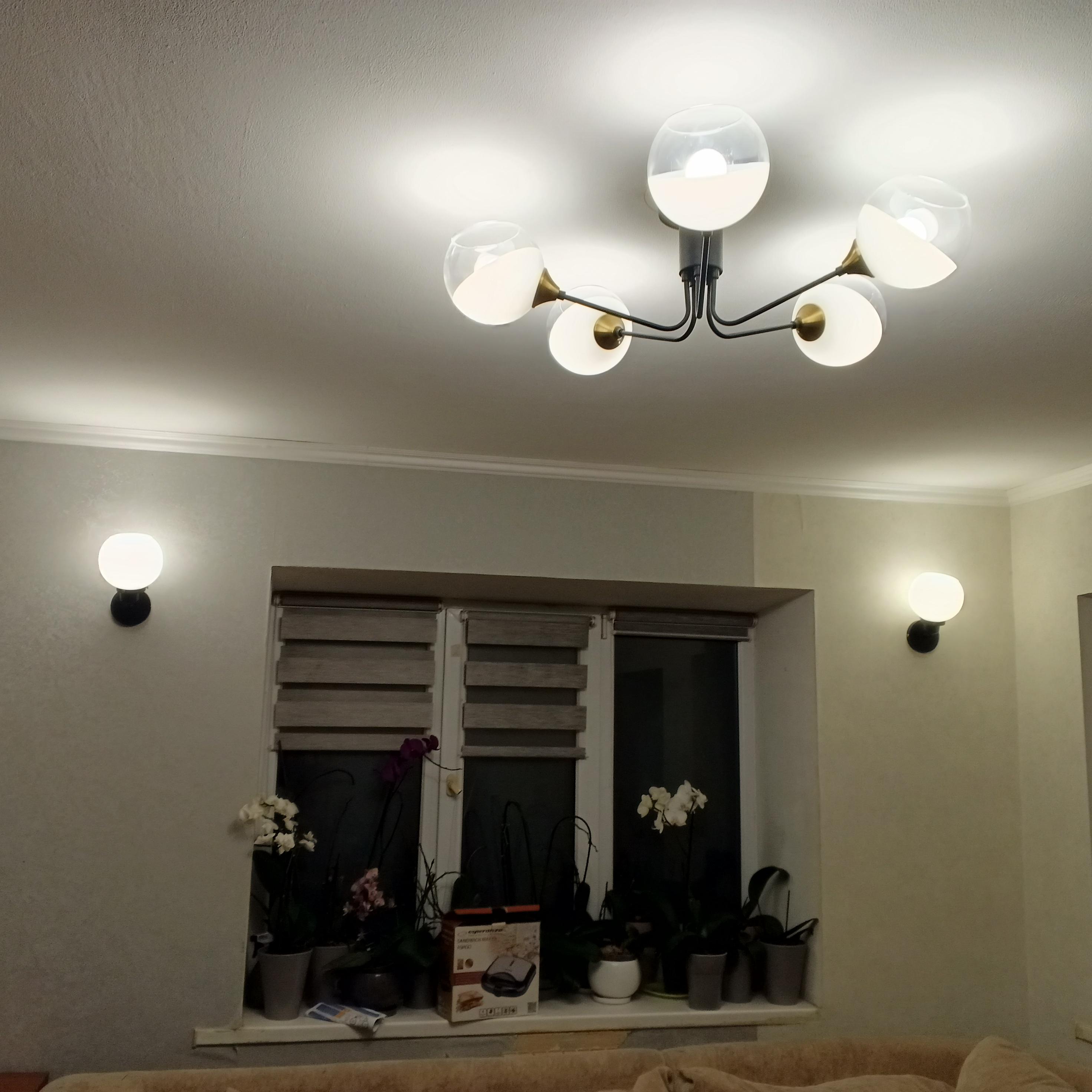 Фото: Бра лофт Black/White (916-W09F-1 BK+WH), отправлено пользователем Інна Бра лофт Black/White (916-W09F-1 BK+WH) в реальных условиях использования от пользователя Інна.