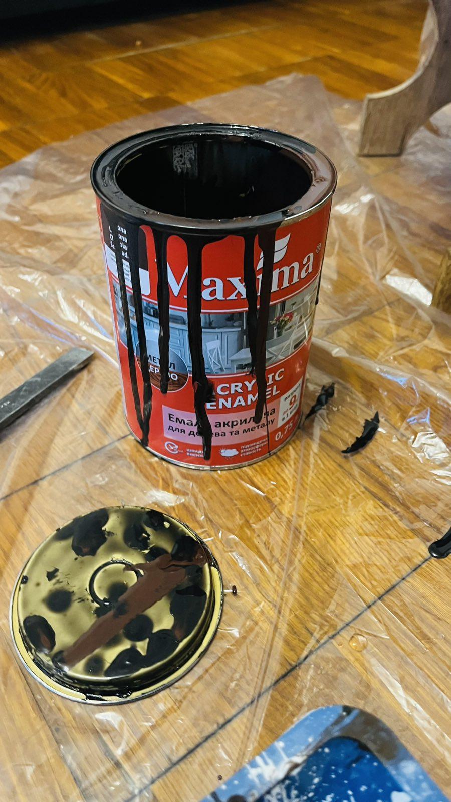 Акваэмаль Maxima акриловая для дерева и металла антрацит шелковистый мат 2,3 л в реальных условиях использования от пользователя Сергій.