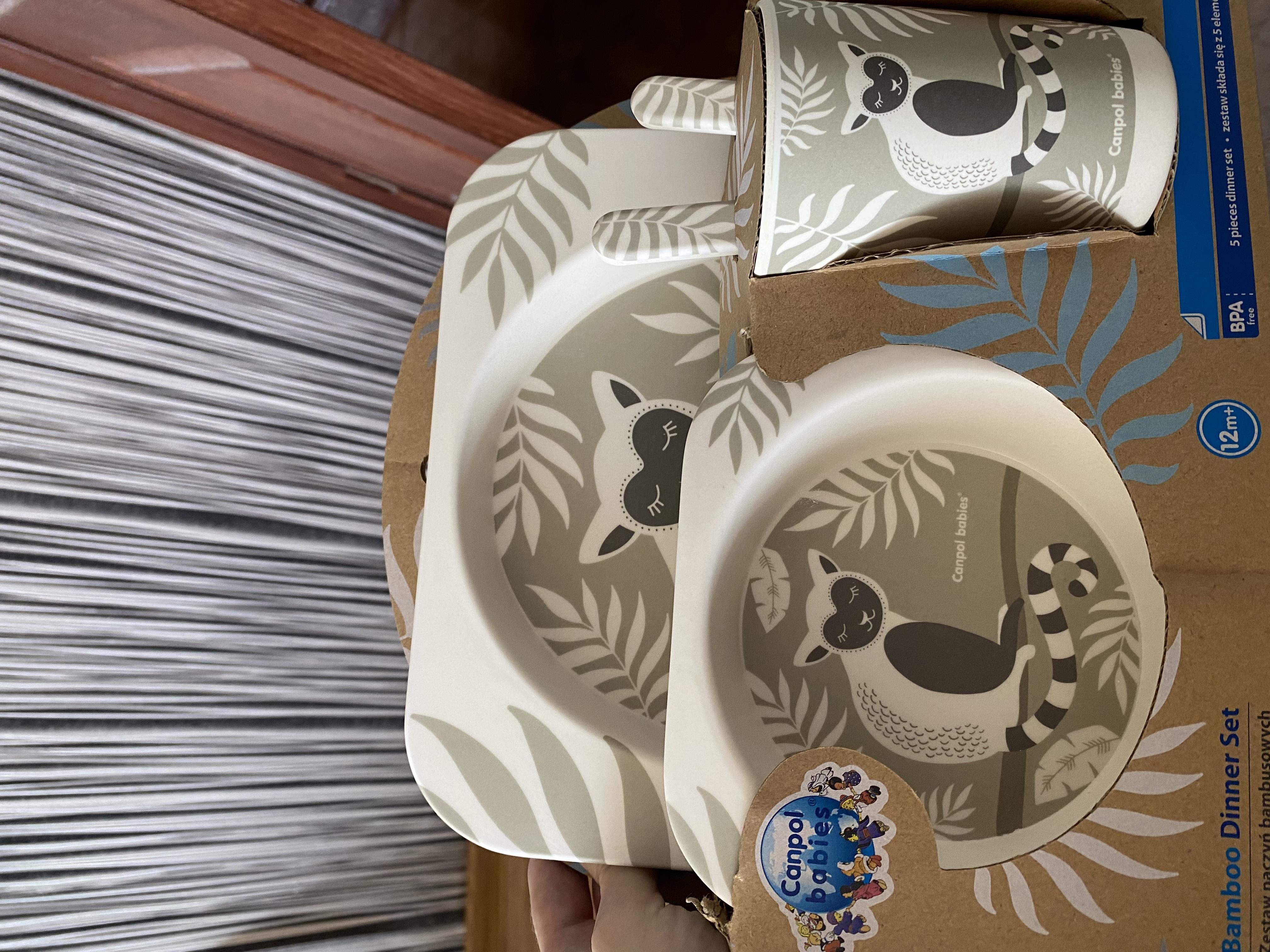 Набор детской посуды Canpol Babies Lemur 5 элементов в реальных условиях использования от покупателя Альона.