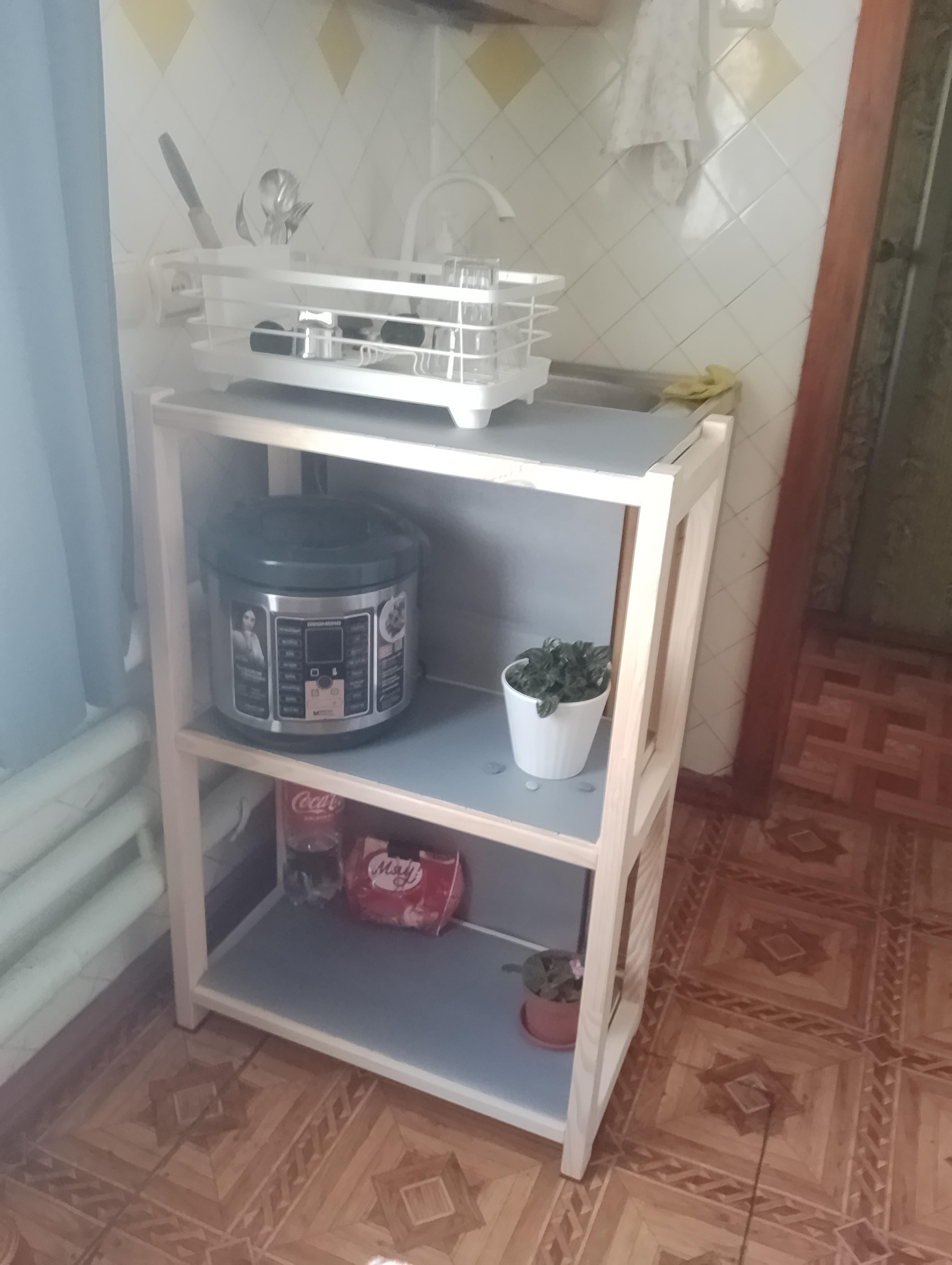 Фото: Стеллаж деревянный на 3 полки 900x600x300 мм (2490630421), отправлено покупателем Юрій Стеллаж деревянный на 3 полки 900x600x300 мм (2490630421) в реальных условиях использования от покупателя Юрій.