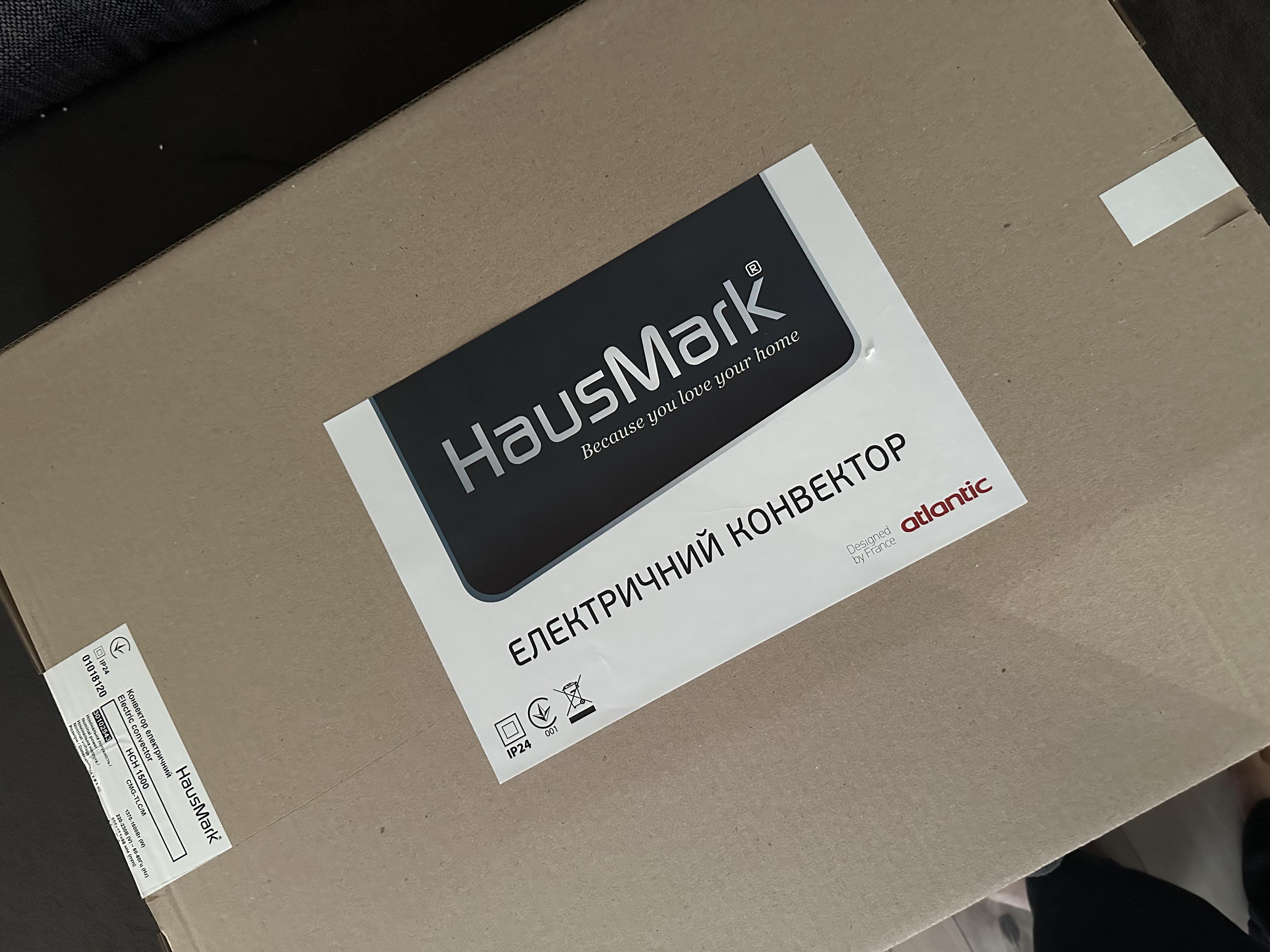 Конвектор електричний HausMark HCH 1500 CMG-TLC/M у реальних умовах використання від користувача Наталія.