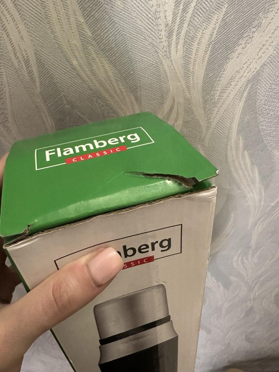 Термос Flamberg Comfort черный 750 мл в реальных условиях использования от пользователя Анна Кулага.