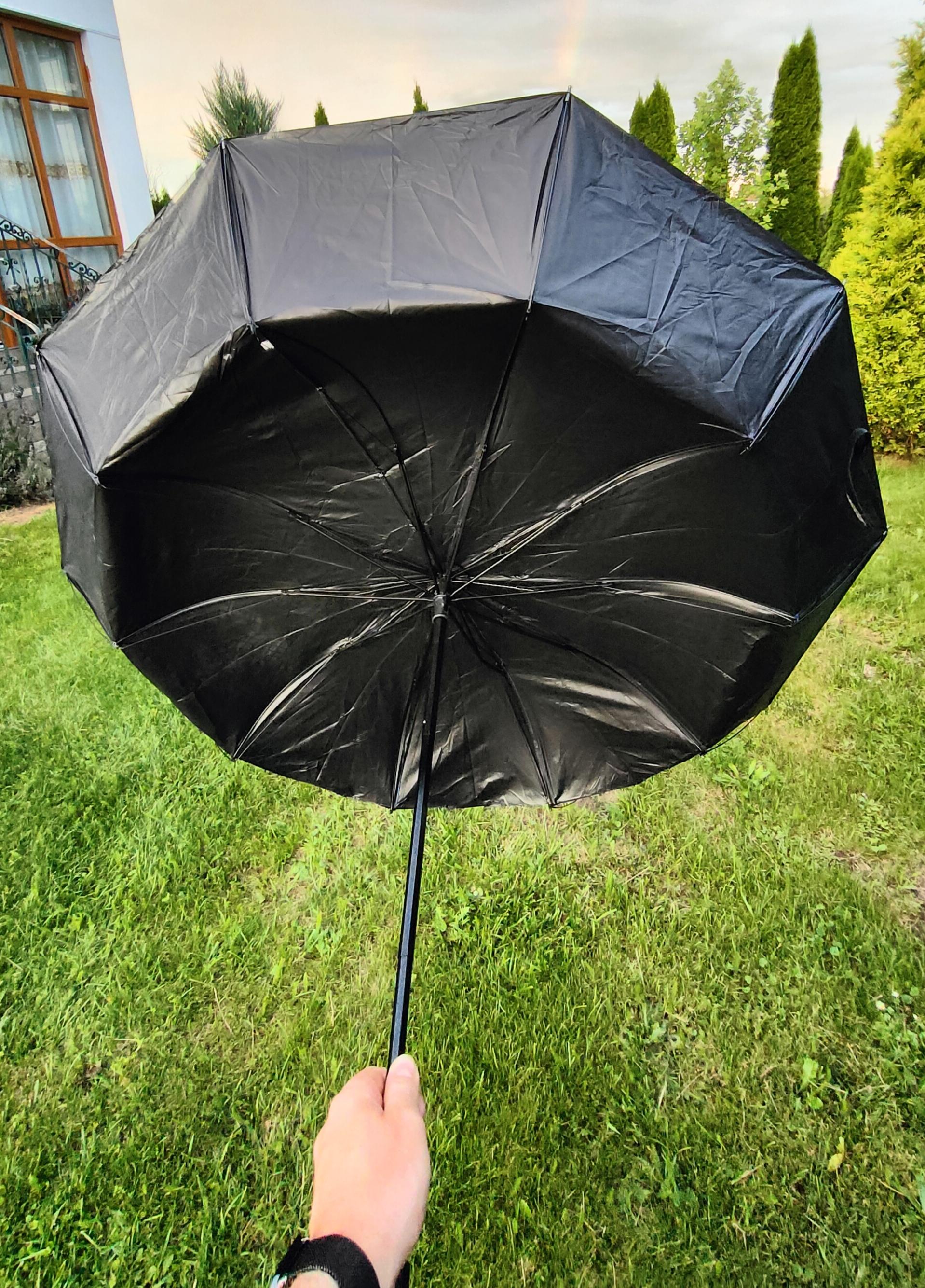 Зонт компактный складной d 58 см Темно-зеленый (13410165) в реальных условиях использования от покупателя Павло.