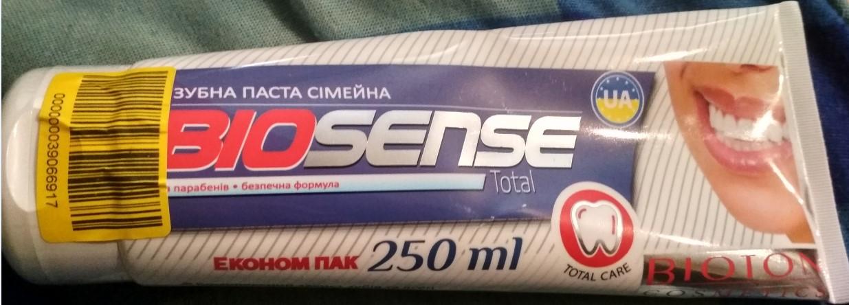 Зубная паста Bioton TOTAL CARE 250 мл в реальных условиях использования от покупателя Микола.