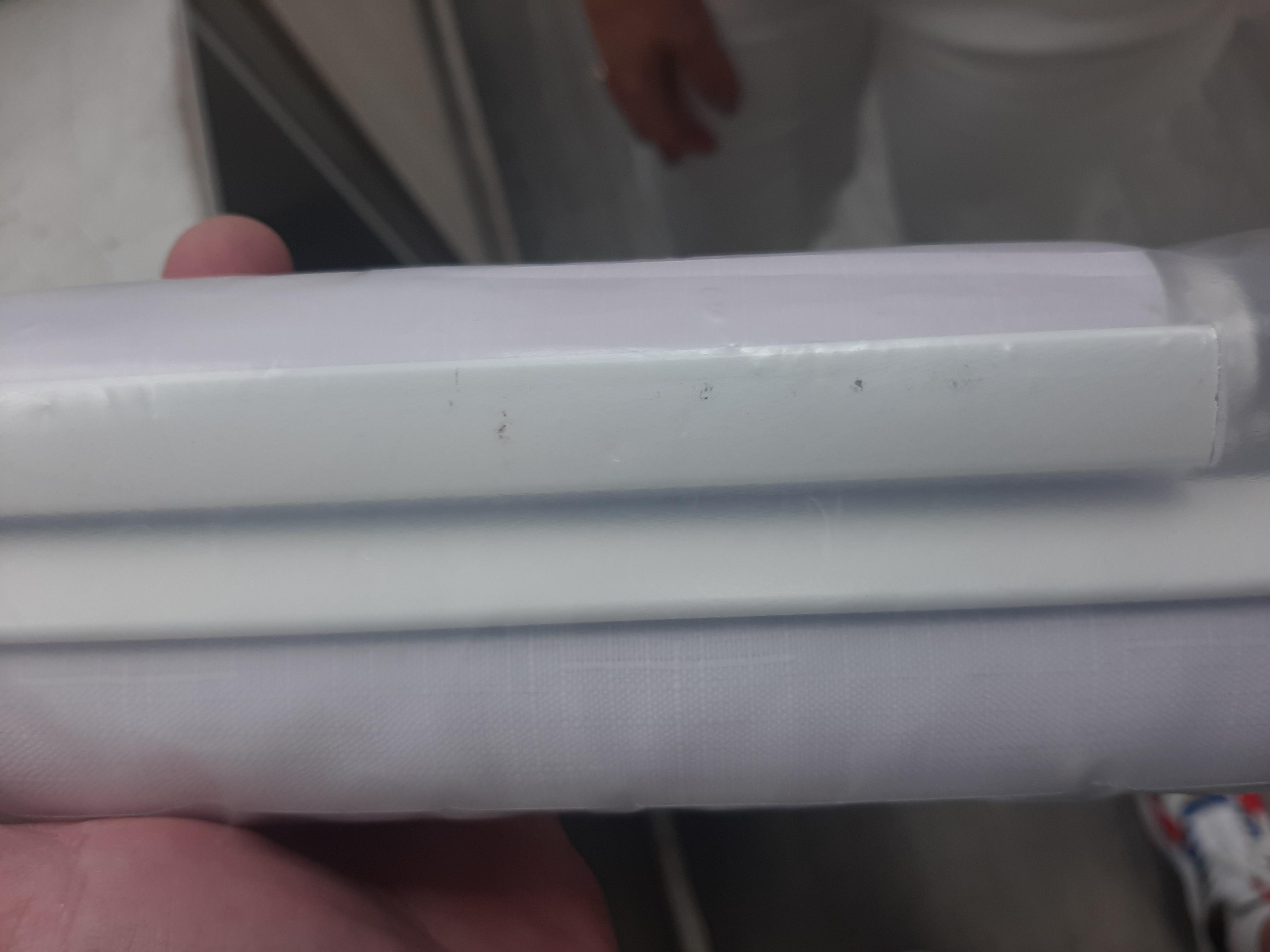 Фото: Ролета тканевая NewTex Лен LUX 32,5х165 см Белый (800), отправлено покупателем Віталій Ролета тканевая NewTex Лен LUX 32,5х165 см Белый (800) в реальных условиях использования от покупателя Віталій.