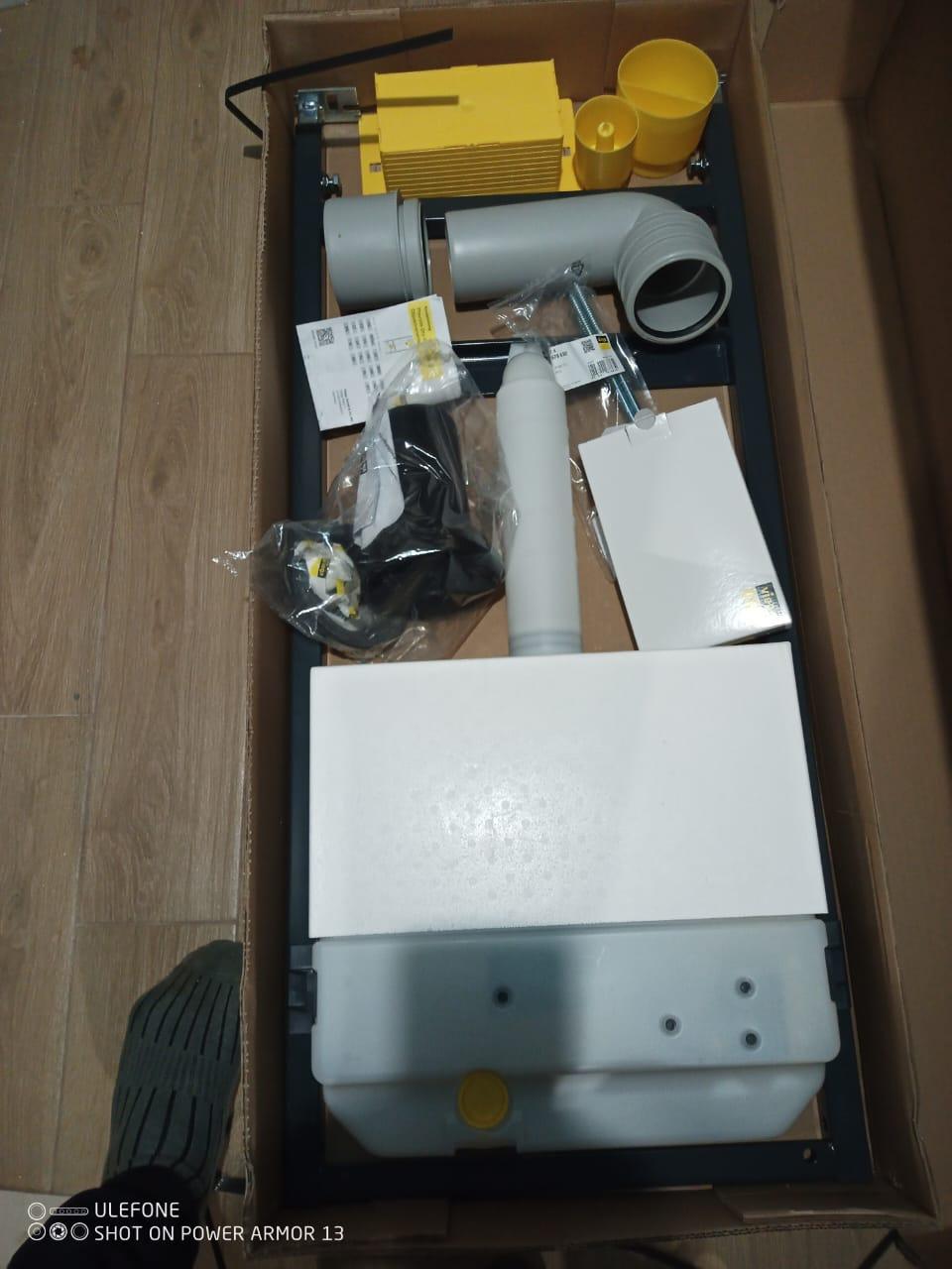 Инсталляция для подвесного унитаза Viega Prevista Dry с кнопкой (792855) в реальных условиях использования от пользователя Наталія.