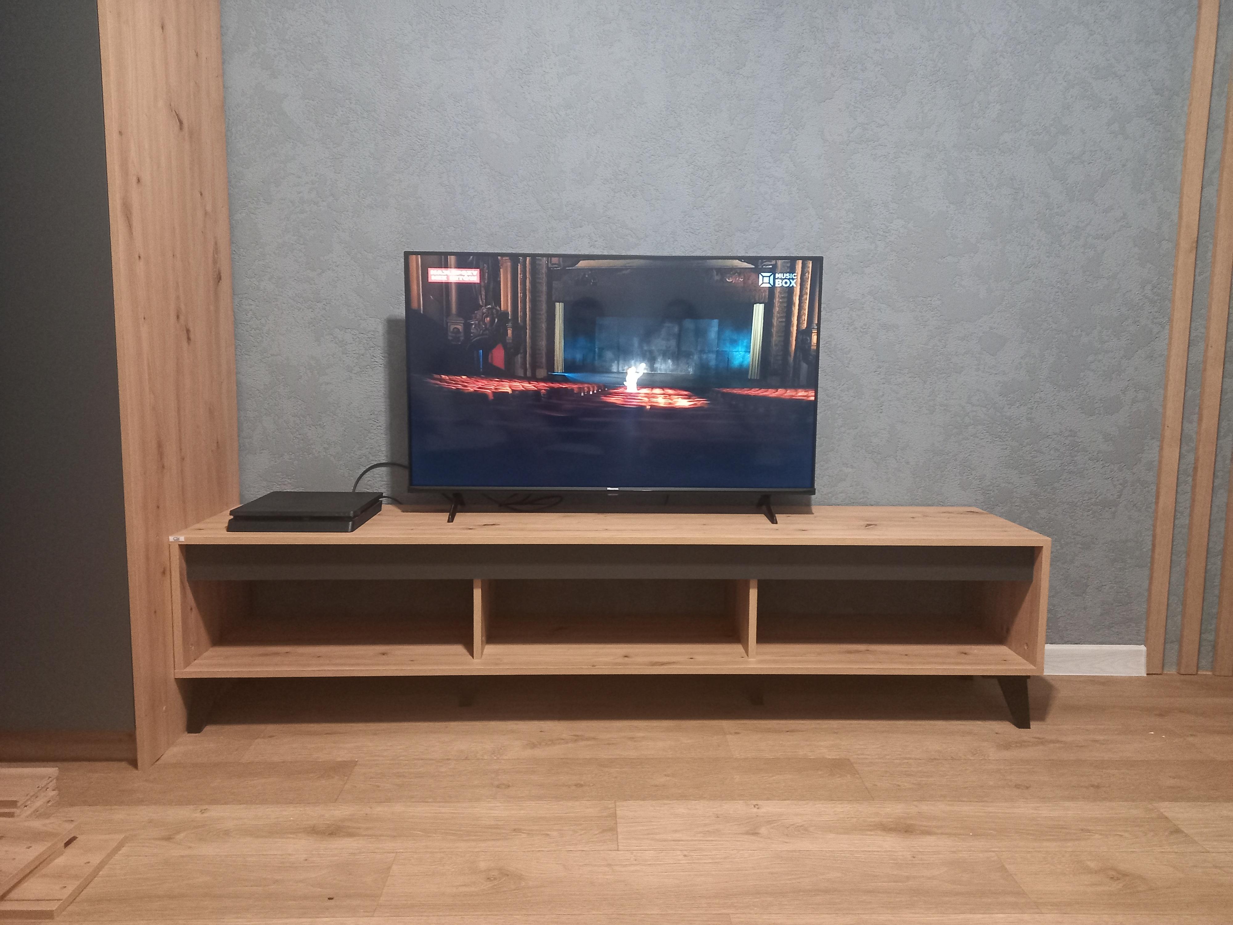 Фото: Тумба под ТВ Світ Меблів Одри 1850x435x380 мм дуб артизан/дуб артизанантрацит, отправлено покупателем Андрій Тумба под ТВ Світ Меблів Одри 1850x435x380 мм дуб артизан/дуб артизанантрацит в реальных условиях использования от покупателя Андрій.