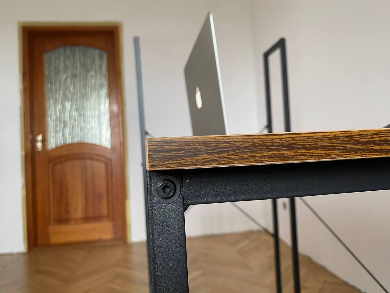 Фото: Комп'ютерний стіл зі стелажем Bonro BN-003 120x60 см Коричневий, надіслане покупцем Олег Комп'ютерний стіл зі стелажем Bonro BN-003 120x60 см Коричневий у реальних умовах використання від покупця Олег.