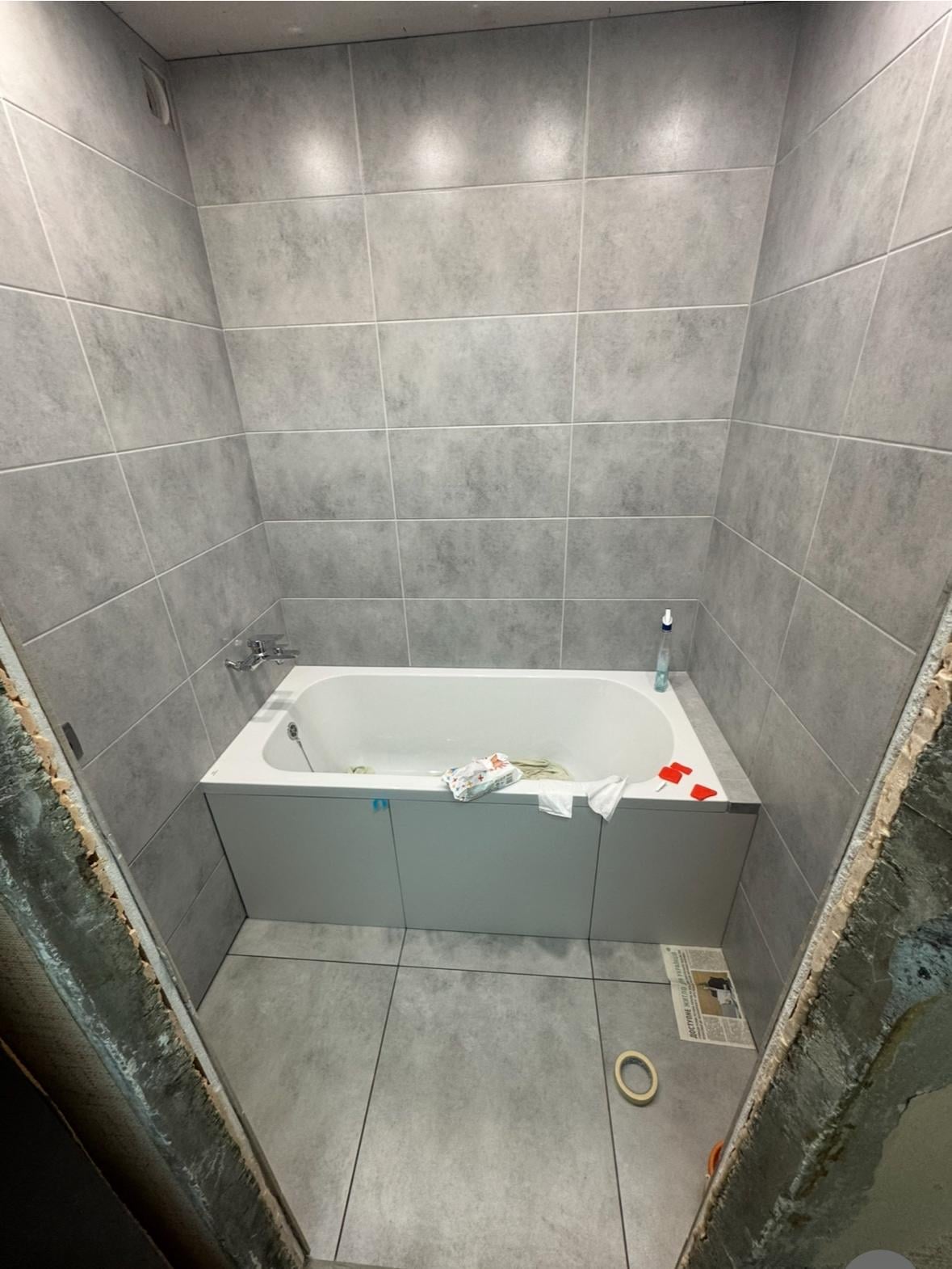 Фото: Плитка Cersanit Henley light grey 29.8x59.8 см, отправлено пользователем Олексій Плитка Cersanit Henley light grey 29.8x59.8 см в реальных условиях использования от пользователя Олексій.