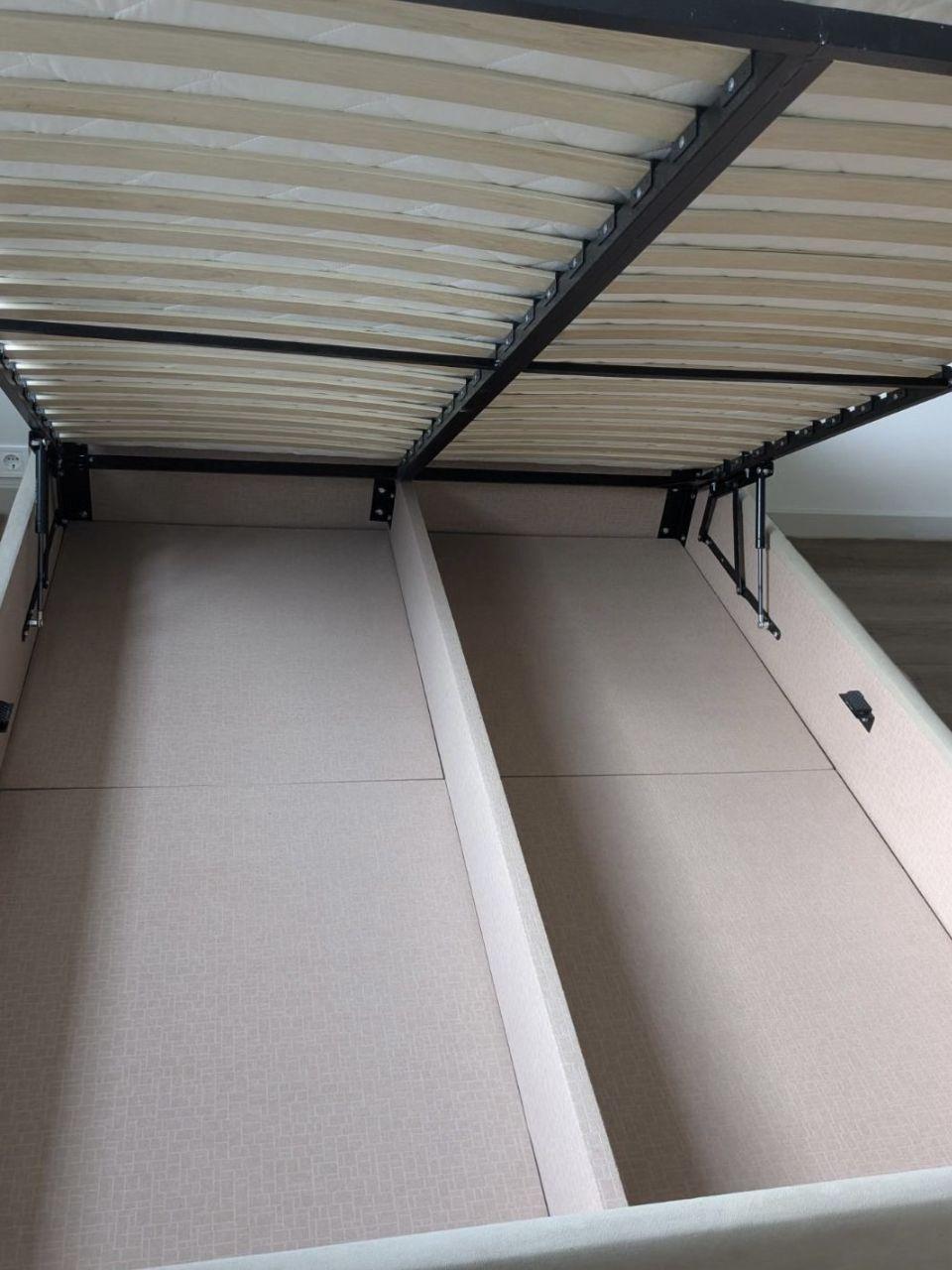 Кровать RidneTut Edison Lite Lili 06 160х200 см Бежевый (33435-1112006) в реальных условиях использования от покупателя Наталія Тимакова.