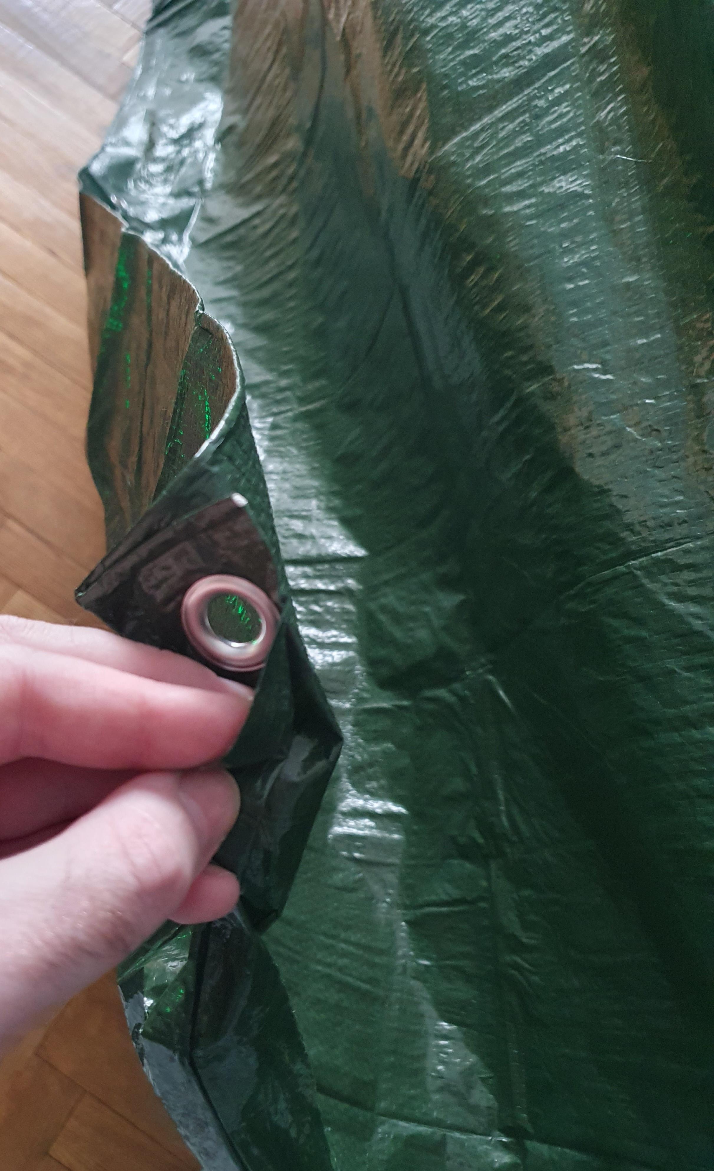 Тент MasterTool 3х4 м Olive Green 90 г/м² (89-8304) в реальных условиях использования от покупателя Вит.