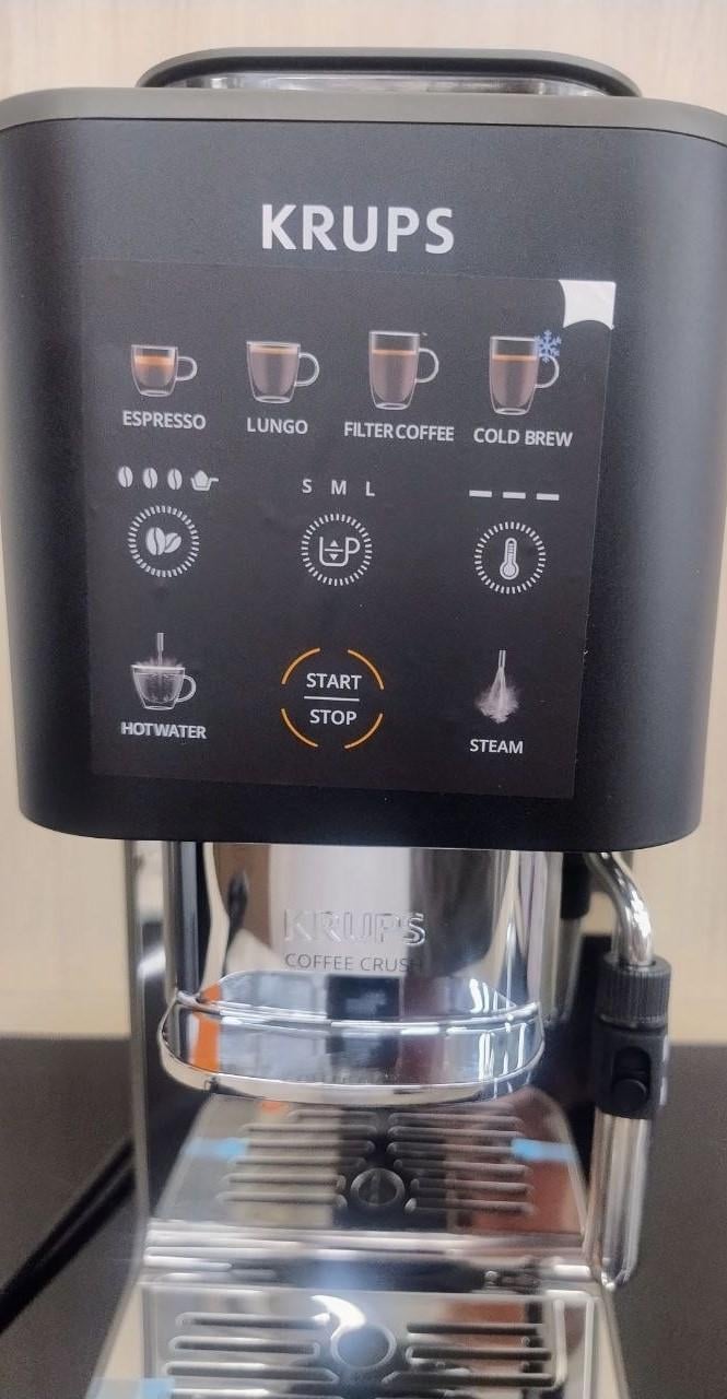 Кофемашина Krups Coffee Crush Experience SA403BE0 в реальных условиях использования от пользователя Надія Божко.