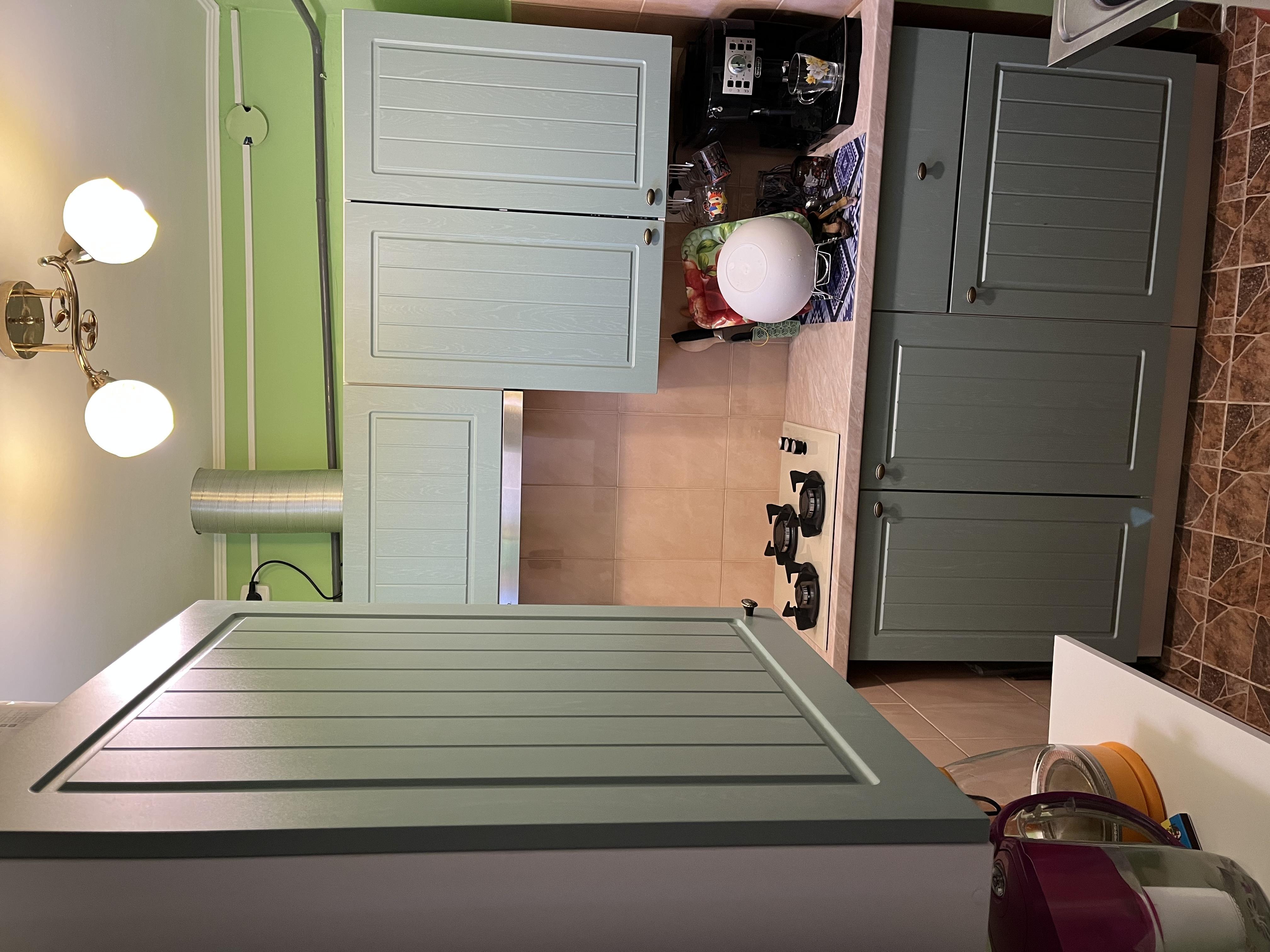 Кухня Грейд Прованс Грейд МДФ 2м прованс изумруд/белый в реальных условиях использования от пользователя Іра.