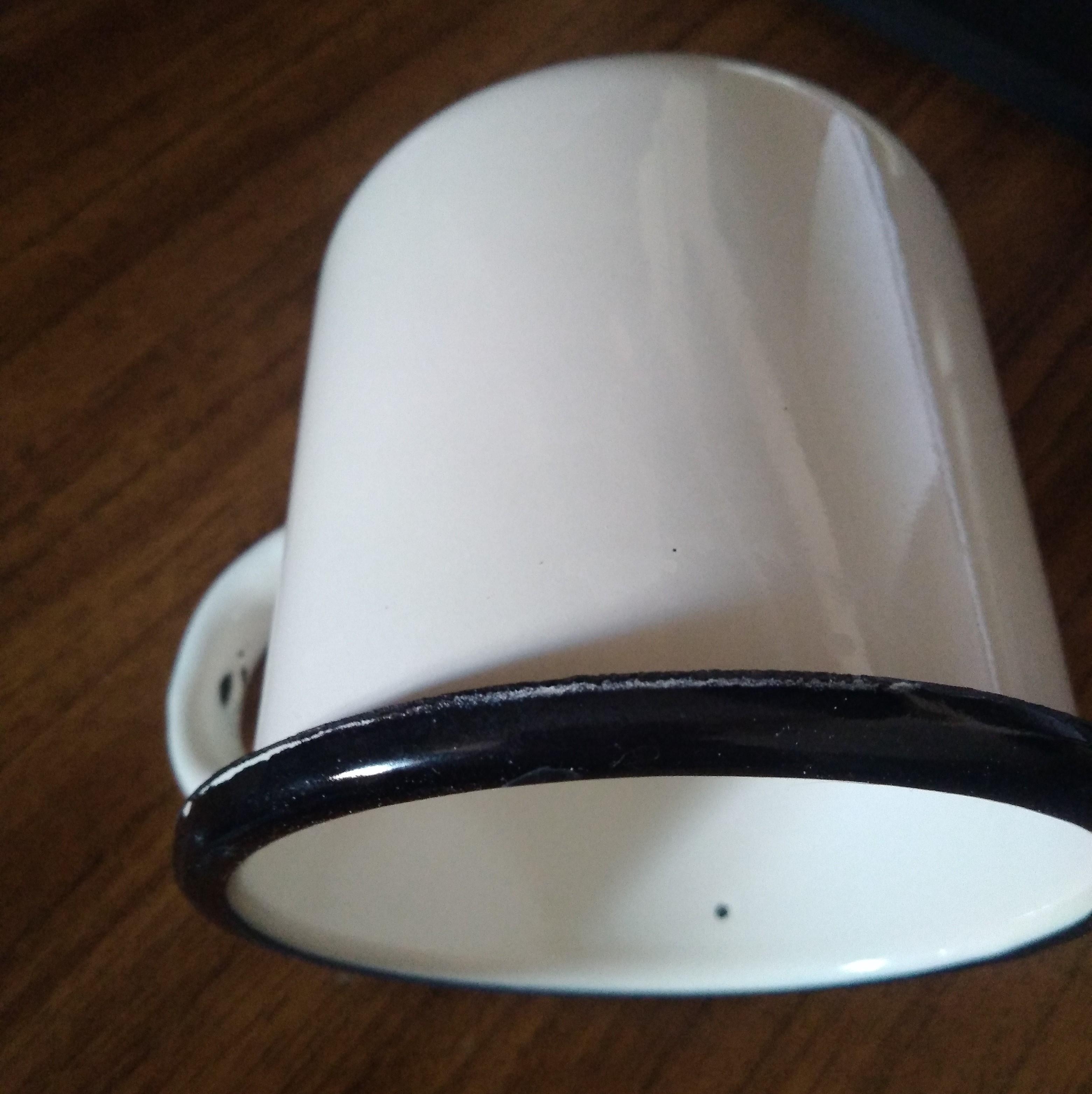 Кружка Idilia 0,4 л эмаль минт в реальных условиях использования от покупателя Василий.