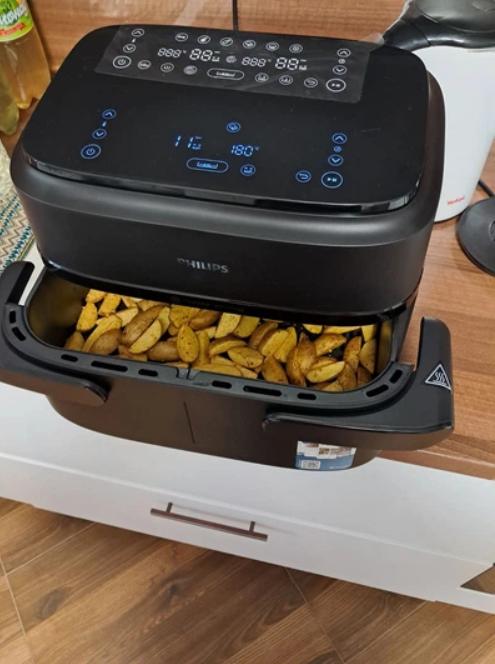 Мультипечь Philips Ovi Dual Flex NA150/00 с корзиной 2-в-1 в реальных условиях использования от покупателя Андрій.