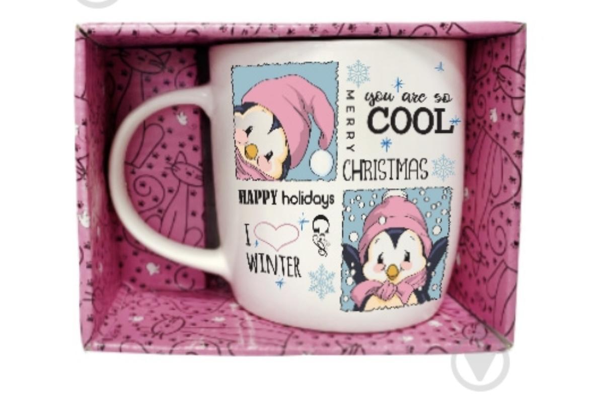 Чашка GGP New Year Penguin 350 мл 76020690 в реальных условиях использования от пользователя Дарія.