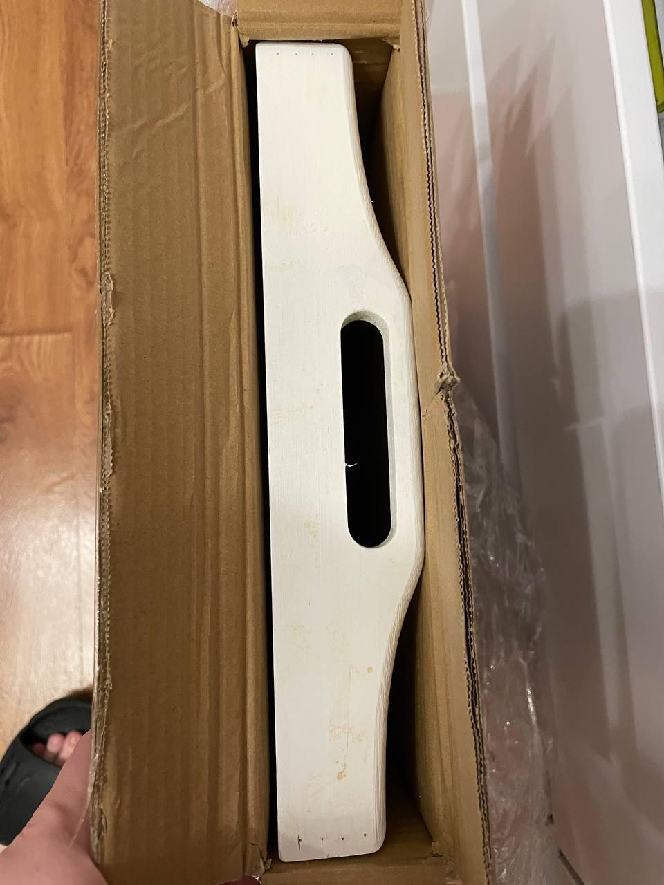 Столик-піднос з складними ніжками Kayfovo SB-WH1 бамбуковий (29199) у реальних умовах використання від покупця Дмитро.