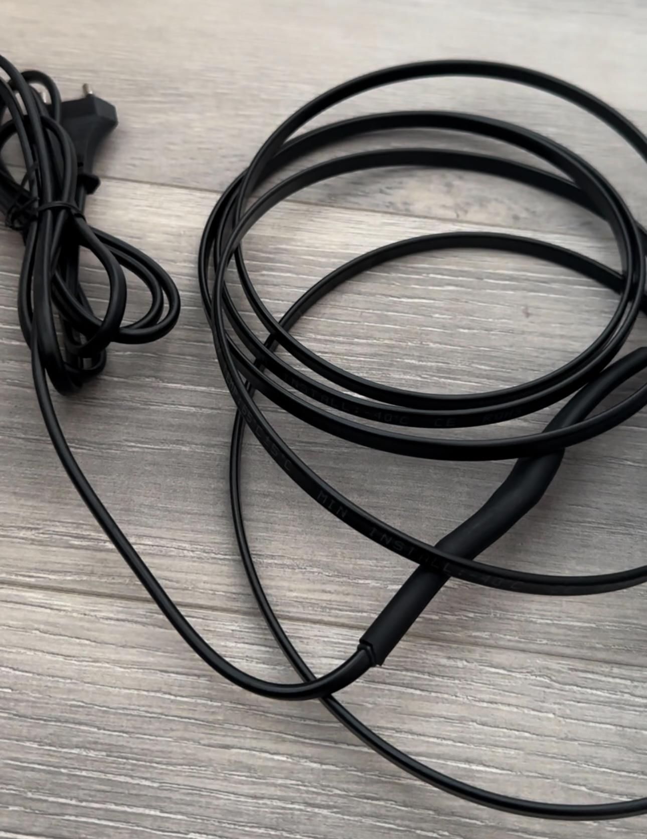 Фото: Захист від замерзання труб Kalbio topeni з вилкою 20 Вт/м 10 м, надіслане користувачем Юрій Захист від замерзання труб Kalbio topeni з вилкою 20 Вт/м 10 м у реальних умовах використання від користувача Юрій.