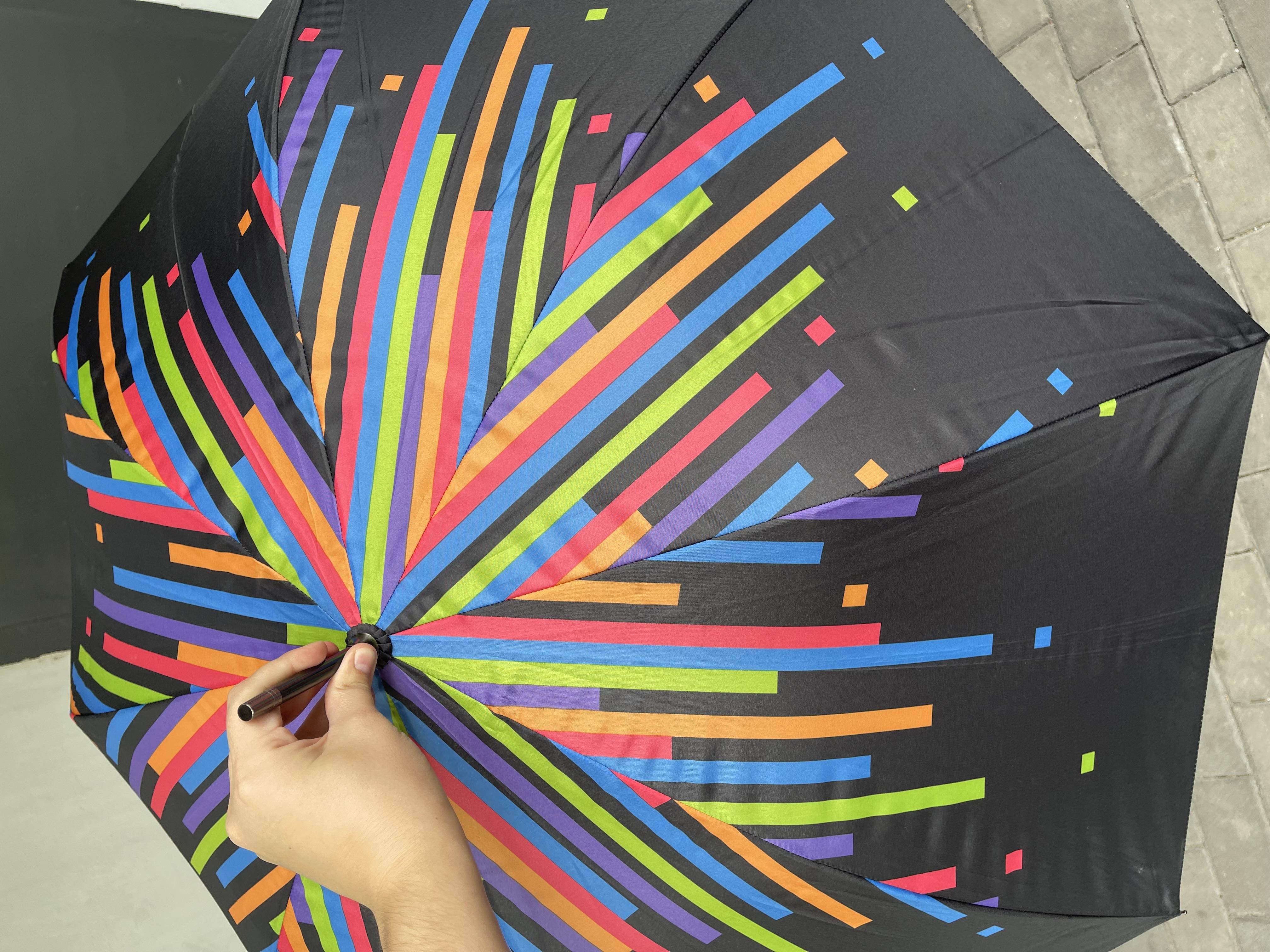 Фото: Зонт-трость Sensio Rainbow Top 21008 черный с рисунком, отправлено пользователем Маріанна Зонт-трость Sensio Rainbow Top 21008 черный с рисунком в реальных условиях использования от пользователя Маріанна.