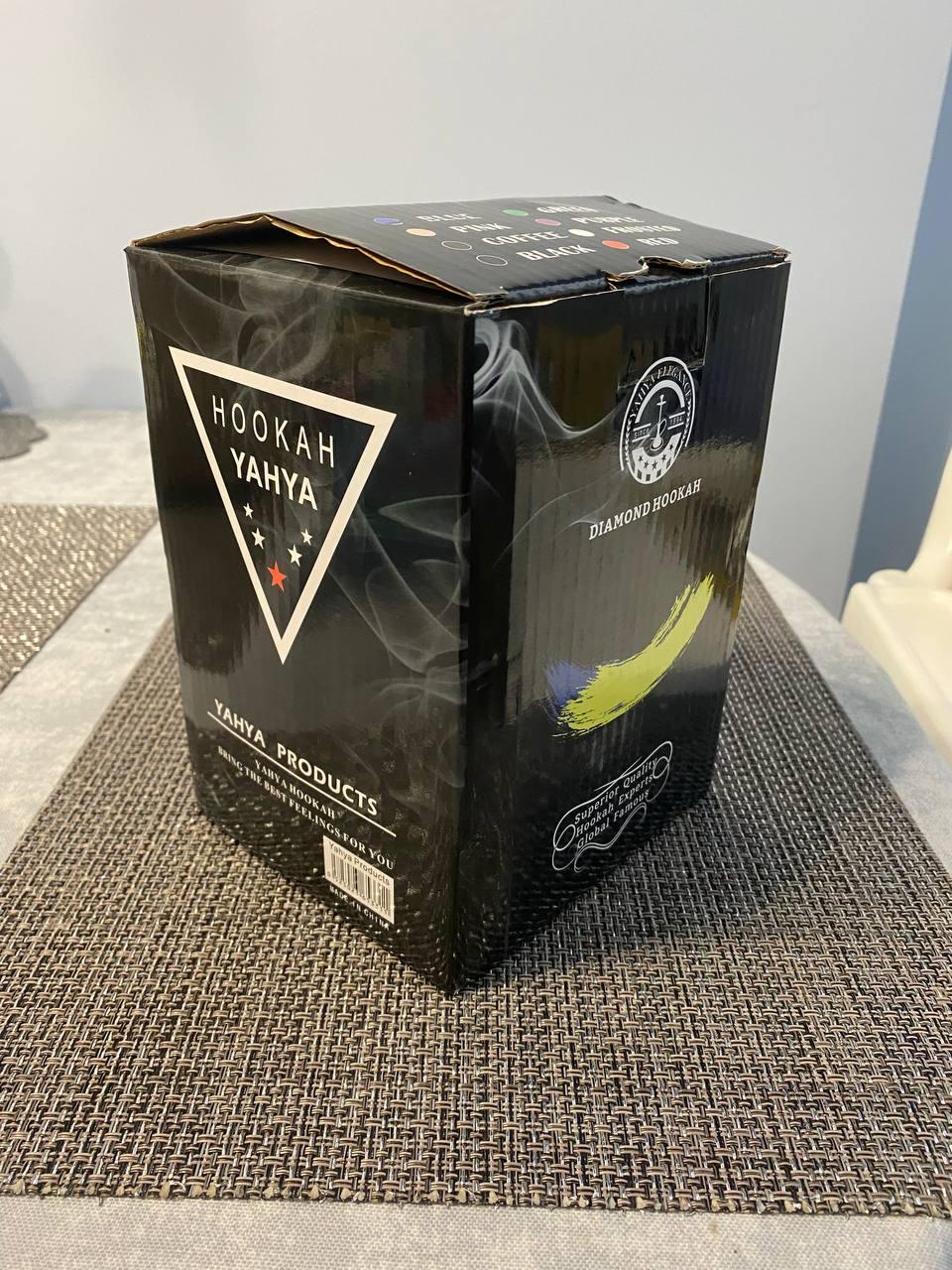 Кальян Yahya модель Mini Elegance violet в реальных условиях использования от покупателя Альона.