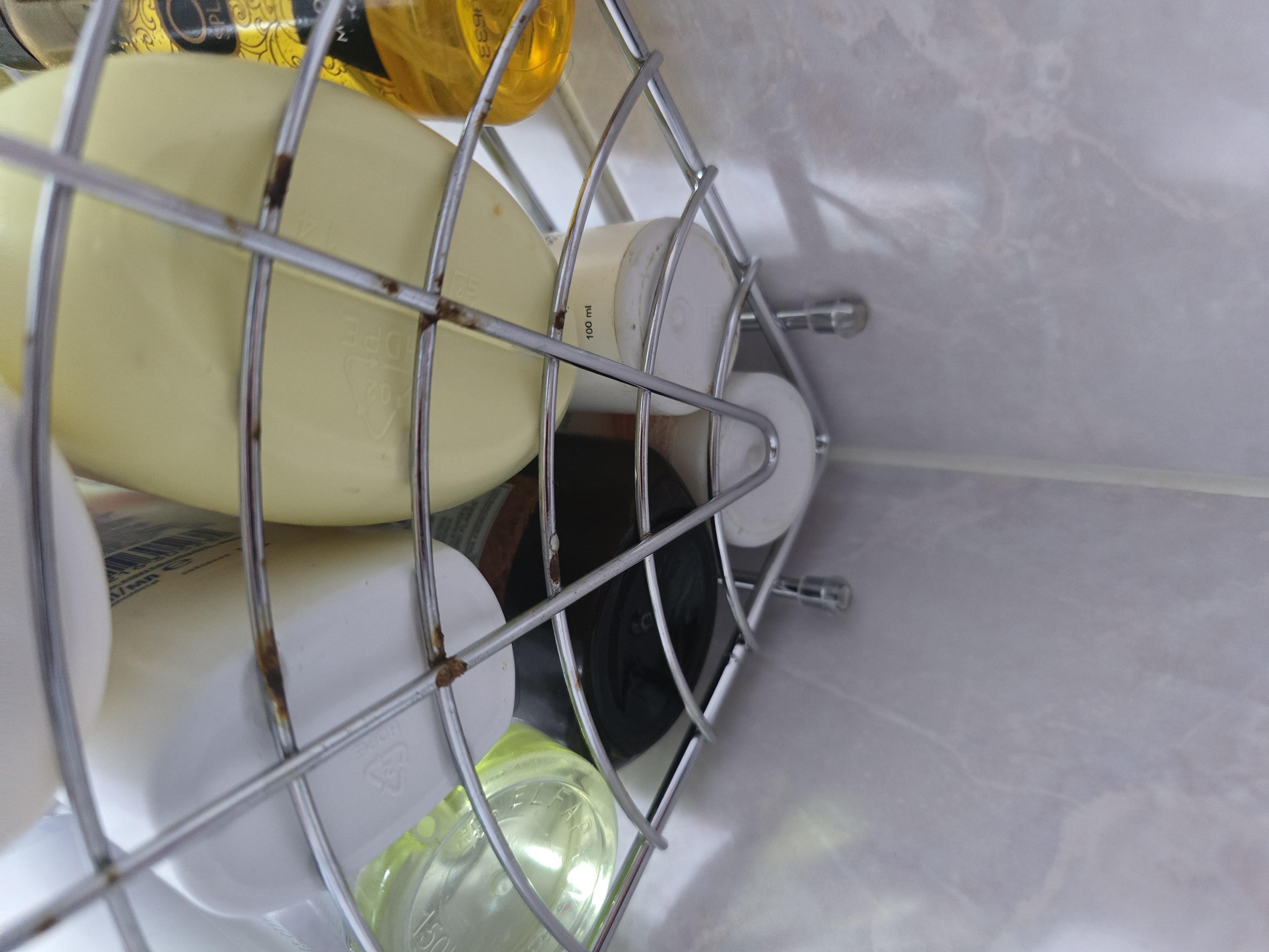 Полка угловая Lemax 3-х уровневая ЕВА-436 для ванной комнаты 255х255х558 мм в реальных условиях использования от пользователя Олександр.