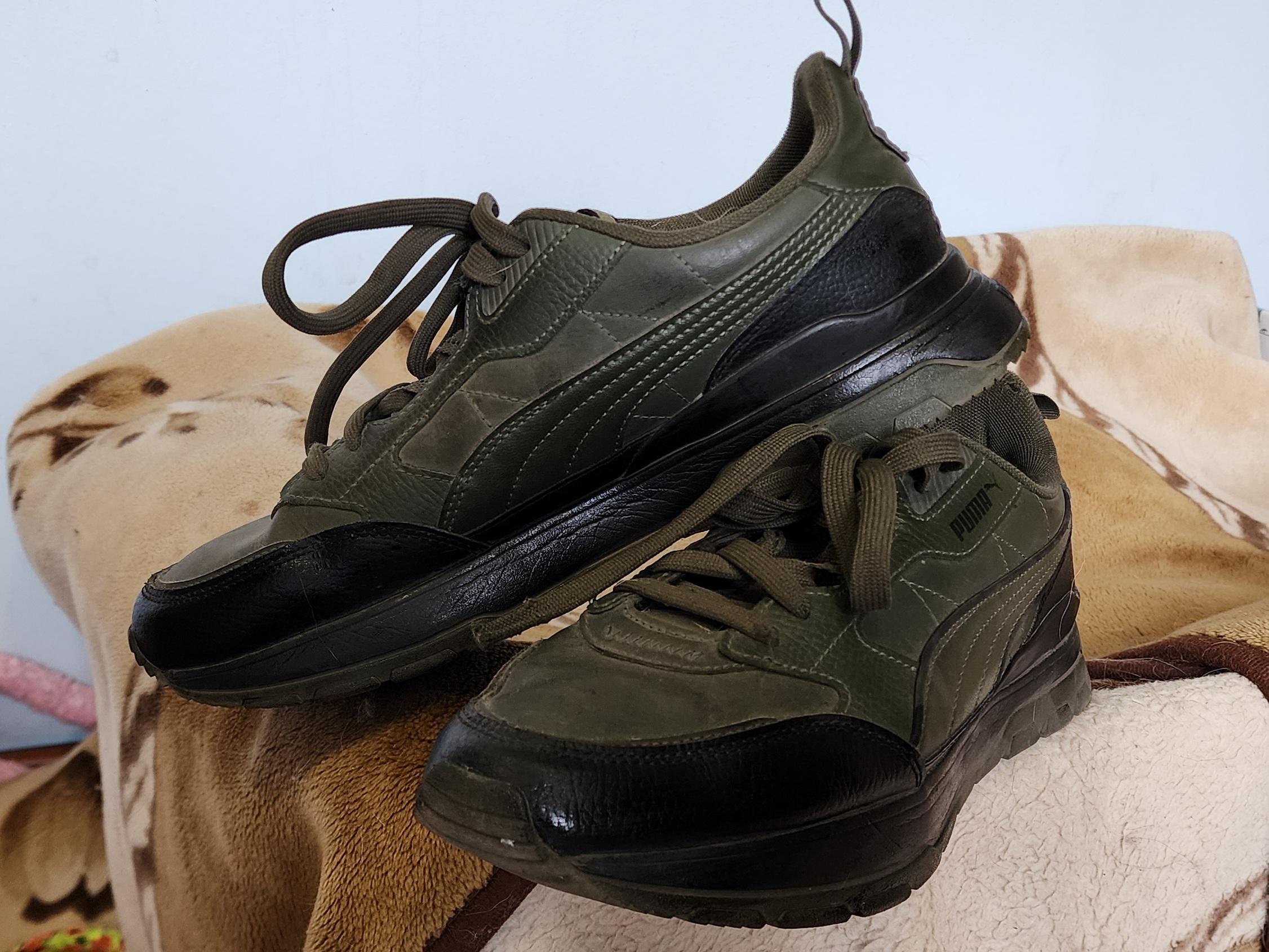 Кроссовки мужские демисезонные Puma R78 TREK LTH 38320203 р.42,5 зеленые в реальных условиях использования от пользователя Владимир.