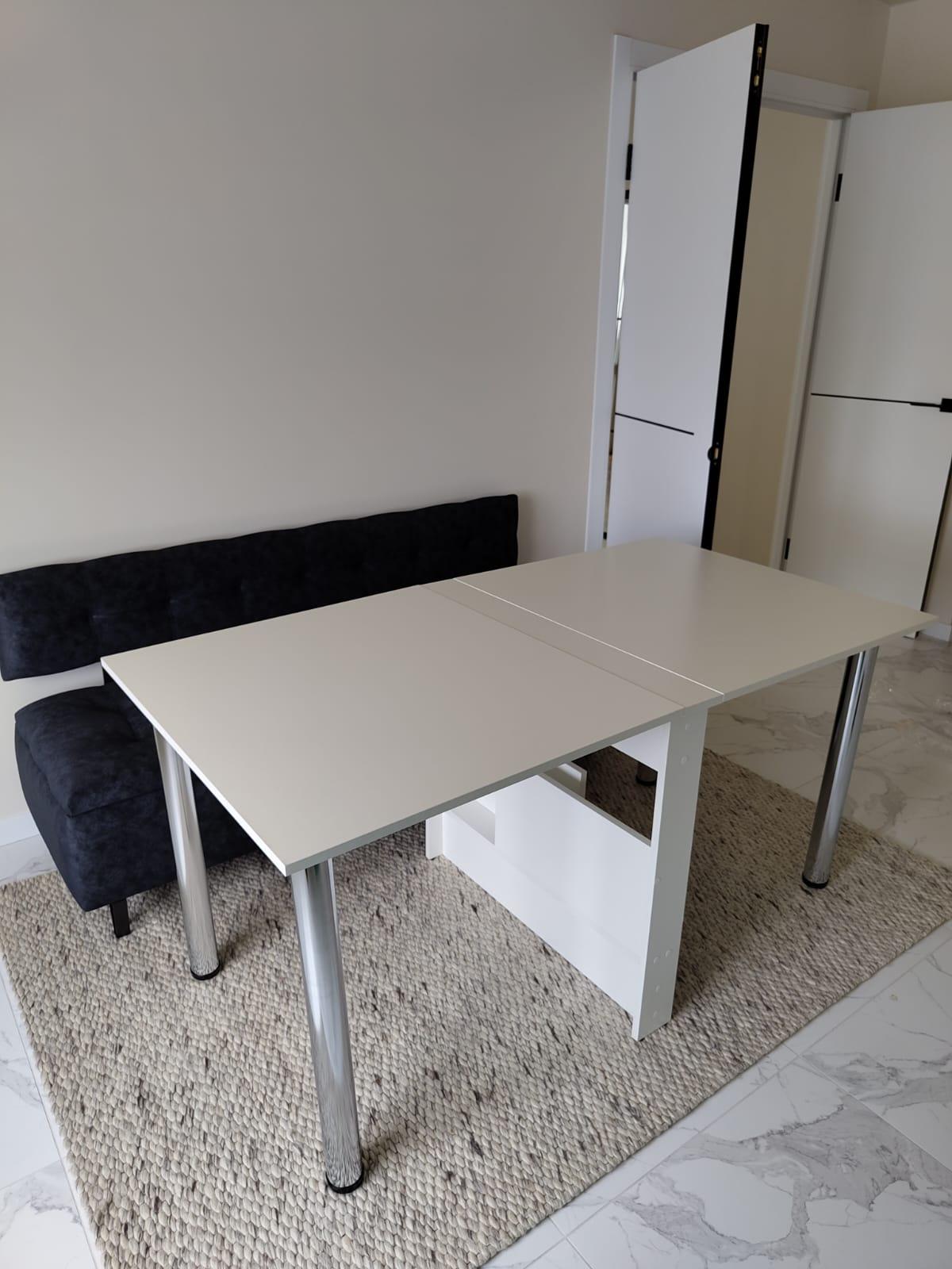 Розкладний стіл-книжка Святковий Дуб сонома (9338421) у реальних умовах використання від покупця Аліна.