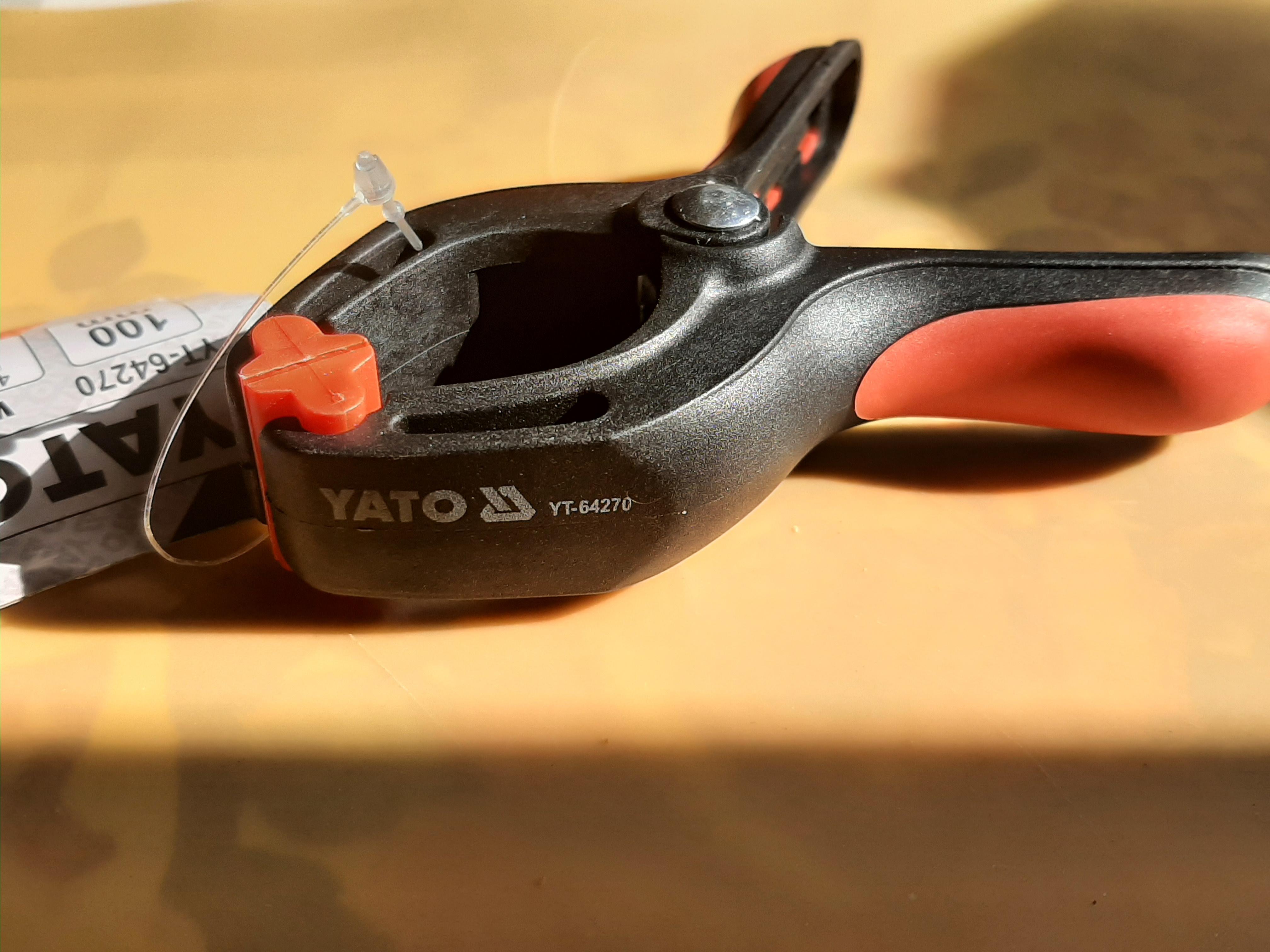 Струбцина YATO пружинная YT-64271 в реальных условиях использования от покупателя Сергей.