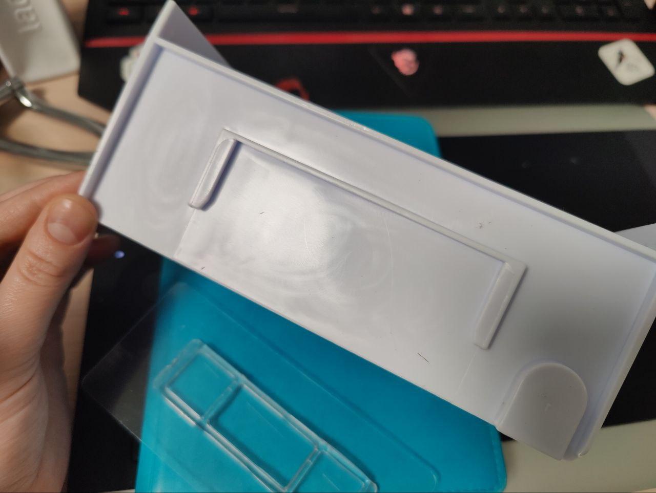 Тримач туалетного паперу з полицею для смартфона та освіжувача повітря настінний Темно-сірий (14327459) у реальних умовах використання від покупця Тетяна.