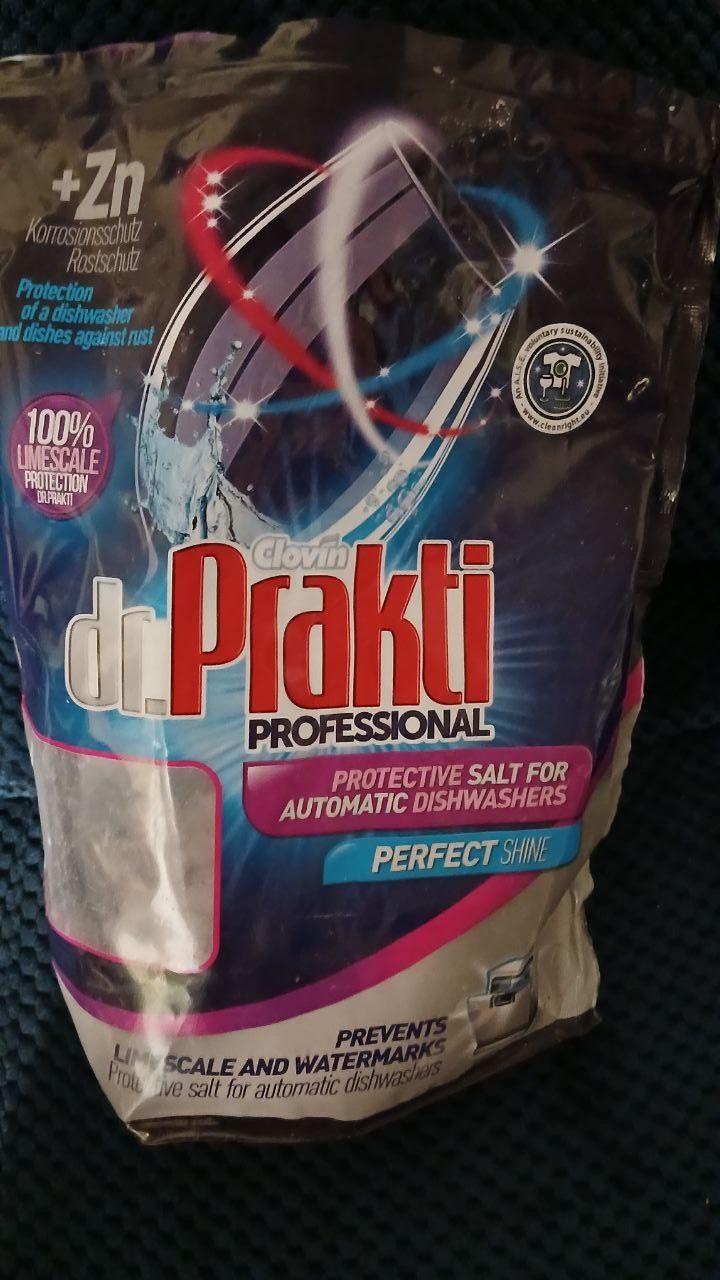 Соль таблетированная для посудомоечных машин Dr.PRAKTI 1,5 кг в реальных условиях использования от пользователя Вячеслав.