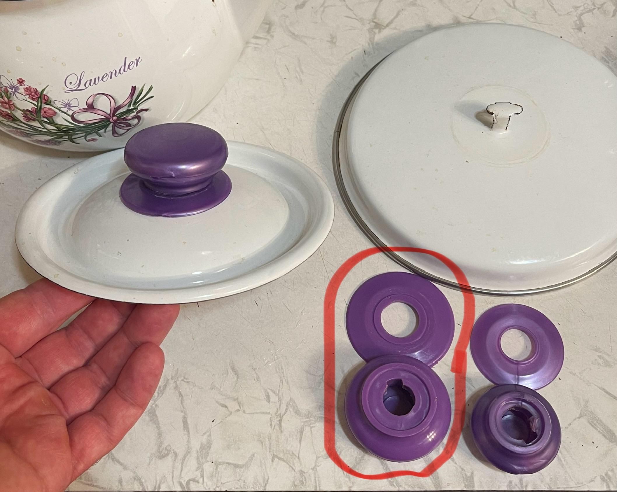 Набор кастрюль Idilia 6 предметов Виола бежевых с рисунком в реальных условиях использования от пользователя Юрій.