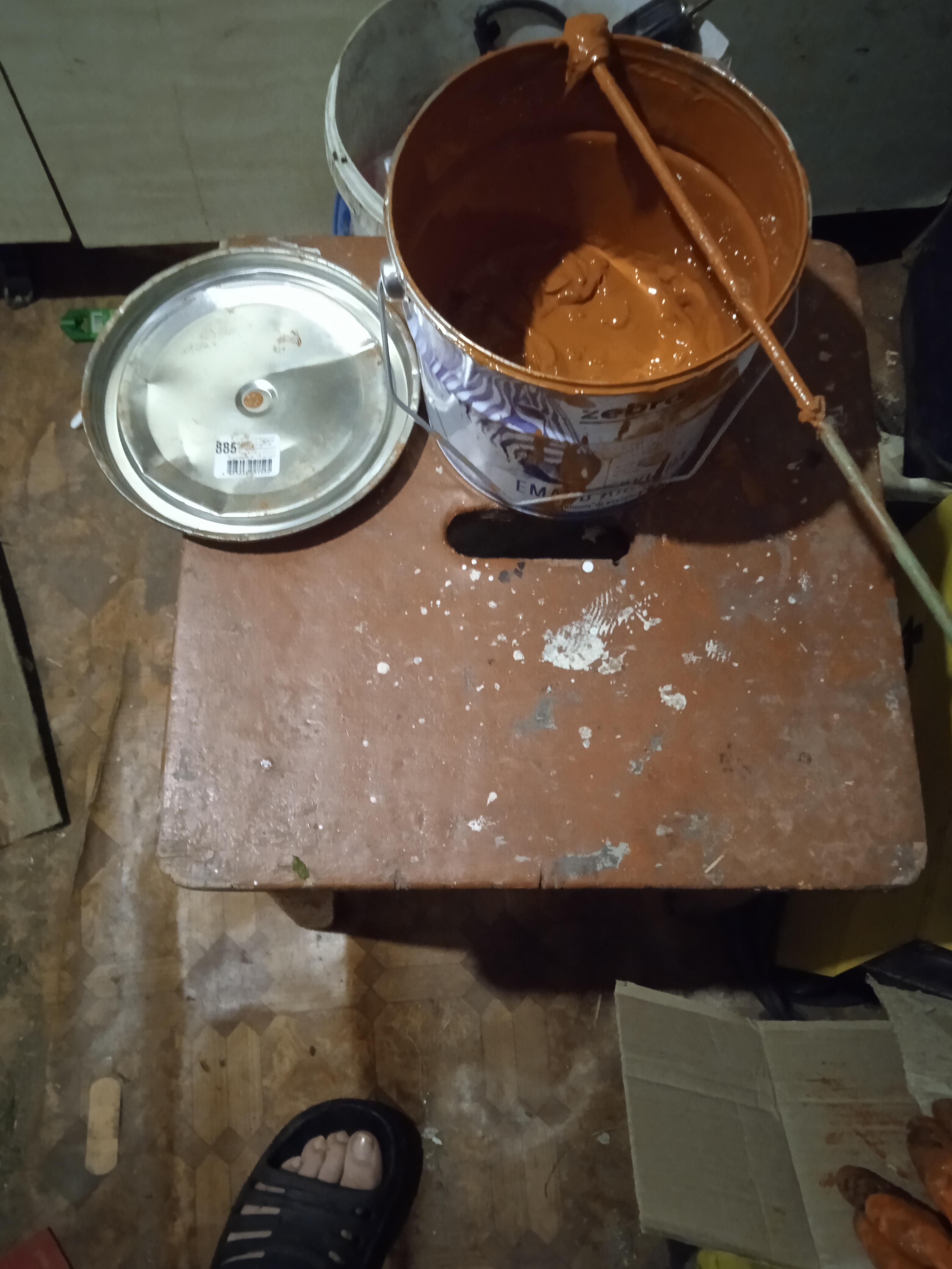 Фото: Эмаль ZEBRA алкидная ПФ-116 серия Акварель 818 темно-серый глянец 2,8 кг, отправлено покупателем Сергій Эмаль ZEBRA алкидная ПФ-116 серия Акварель 818 темно-серый глянец 2,8 кг в реальных условиях использования от покупателя Сергій.