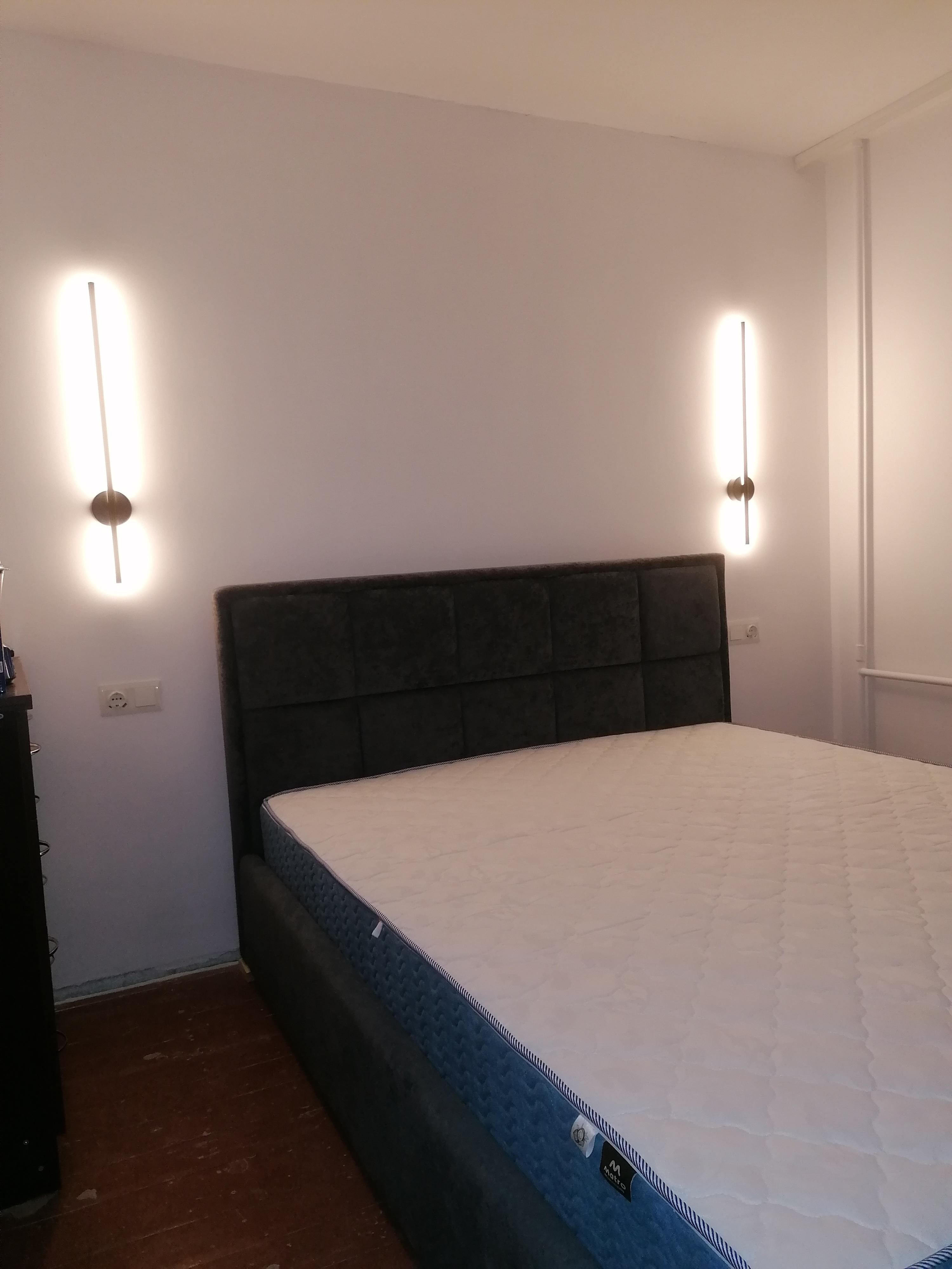 Світильник настінний світлодіодний Light House SY-19011/800 BK 800х100х50 мм 28W Чорний у реальних умовах використання від покупця Віта.